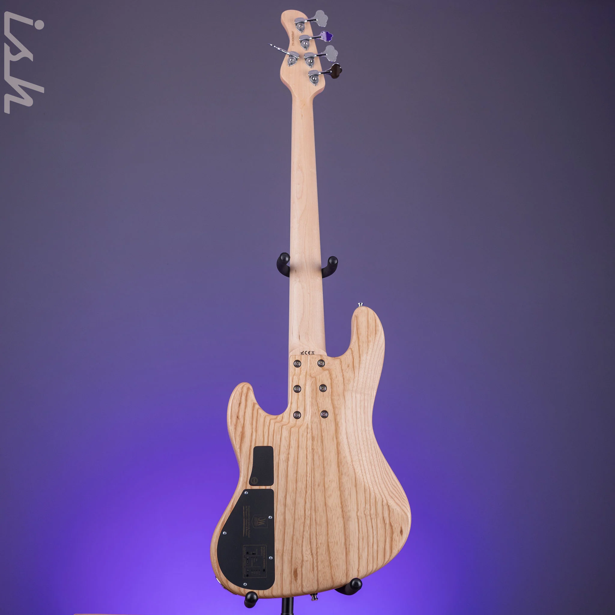 Mayones Jabba Custom 5 Buckeye Burl Trans Natural Satin - Image 6