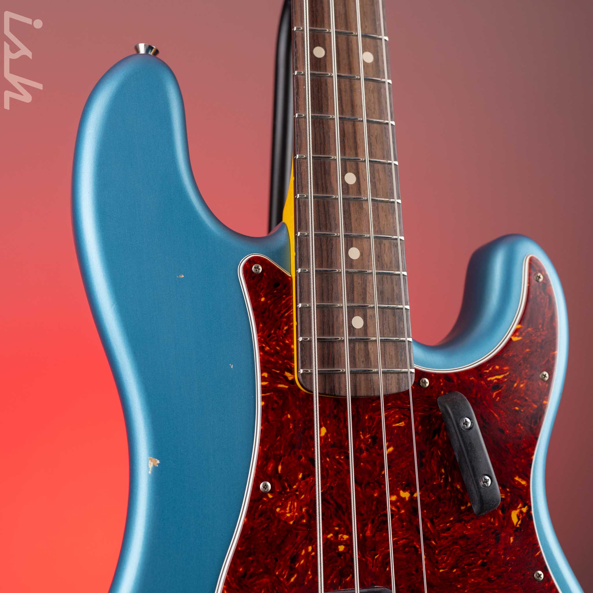 2023 Nash Guitars PB-63 Bass Ocean Turquiose Light Aging - Image 3