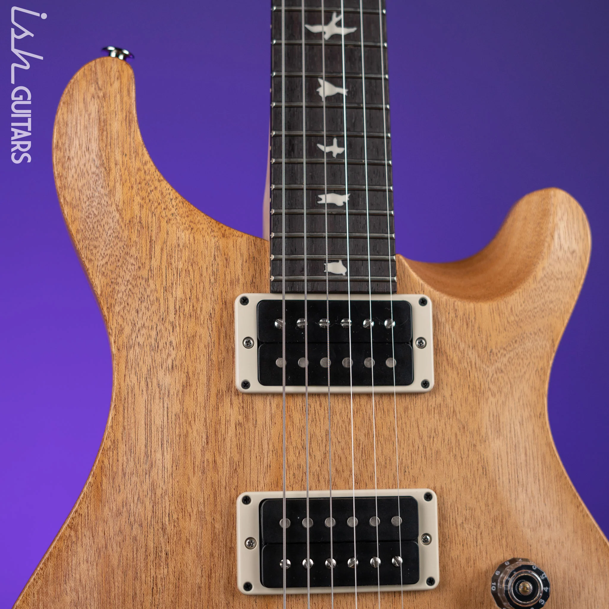 PRS CE 24 Standard Satin Nitro Electric Guitar Natural Demo - Image 4