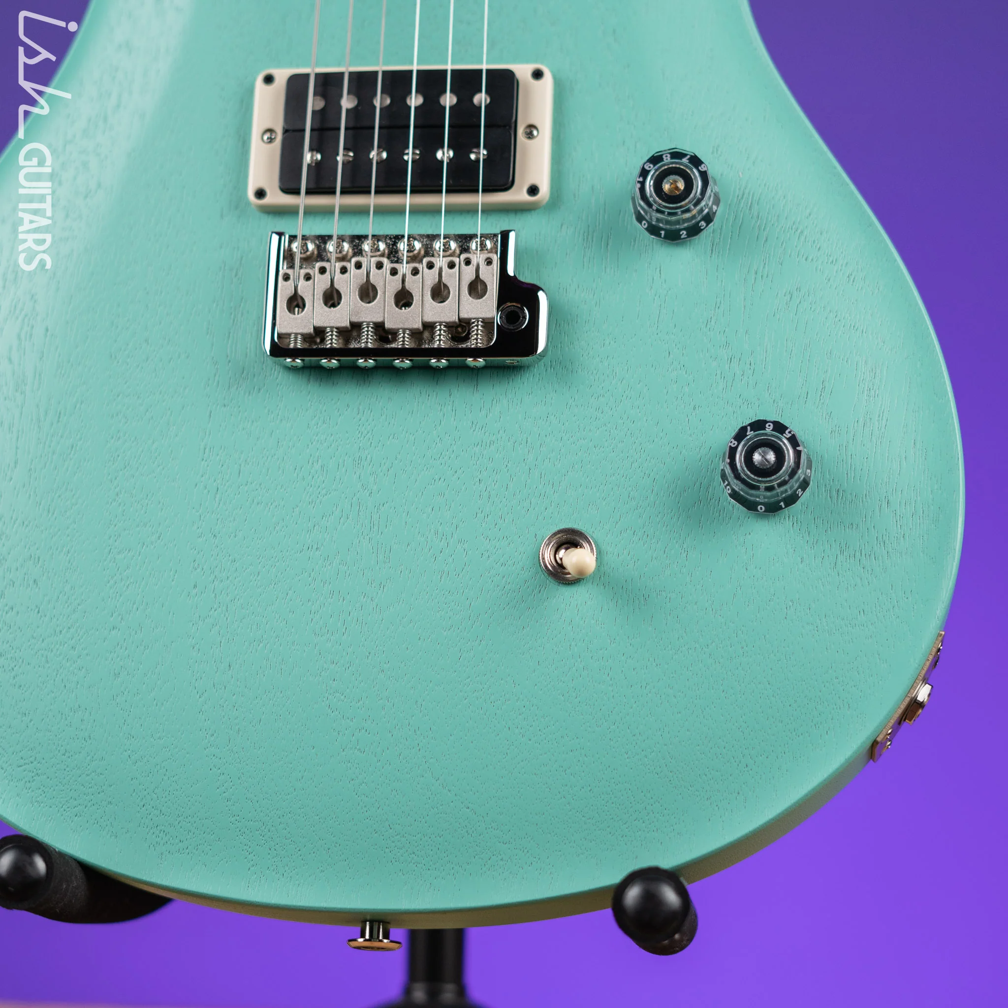 PRS CE 24 Standard Satin Nitro Electric Guitar Seafoam Green Demo - Image 4