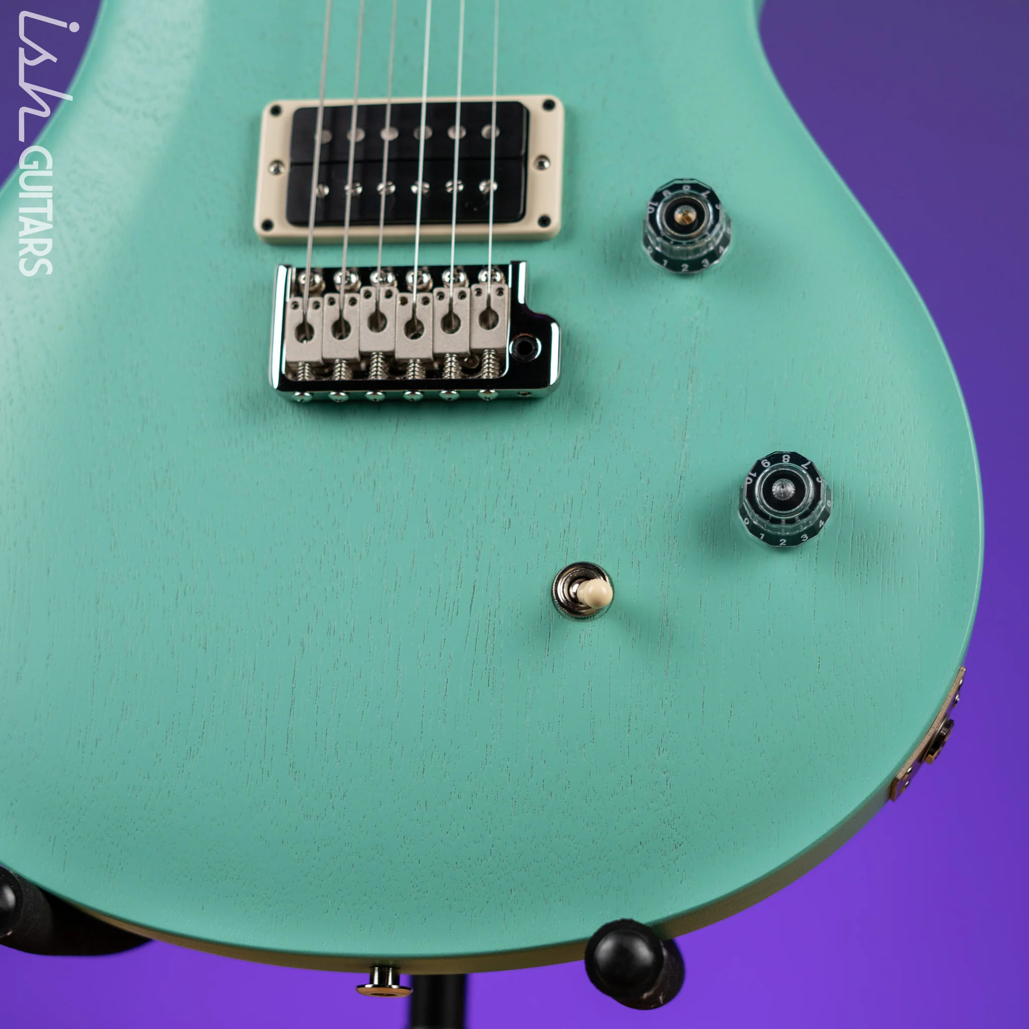 PRS CE 24 Standard Satin Nitro Electric Guitar Seafoam Green - Image 4
