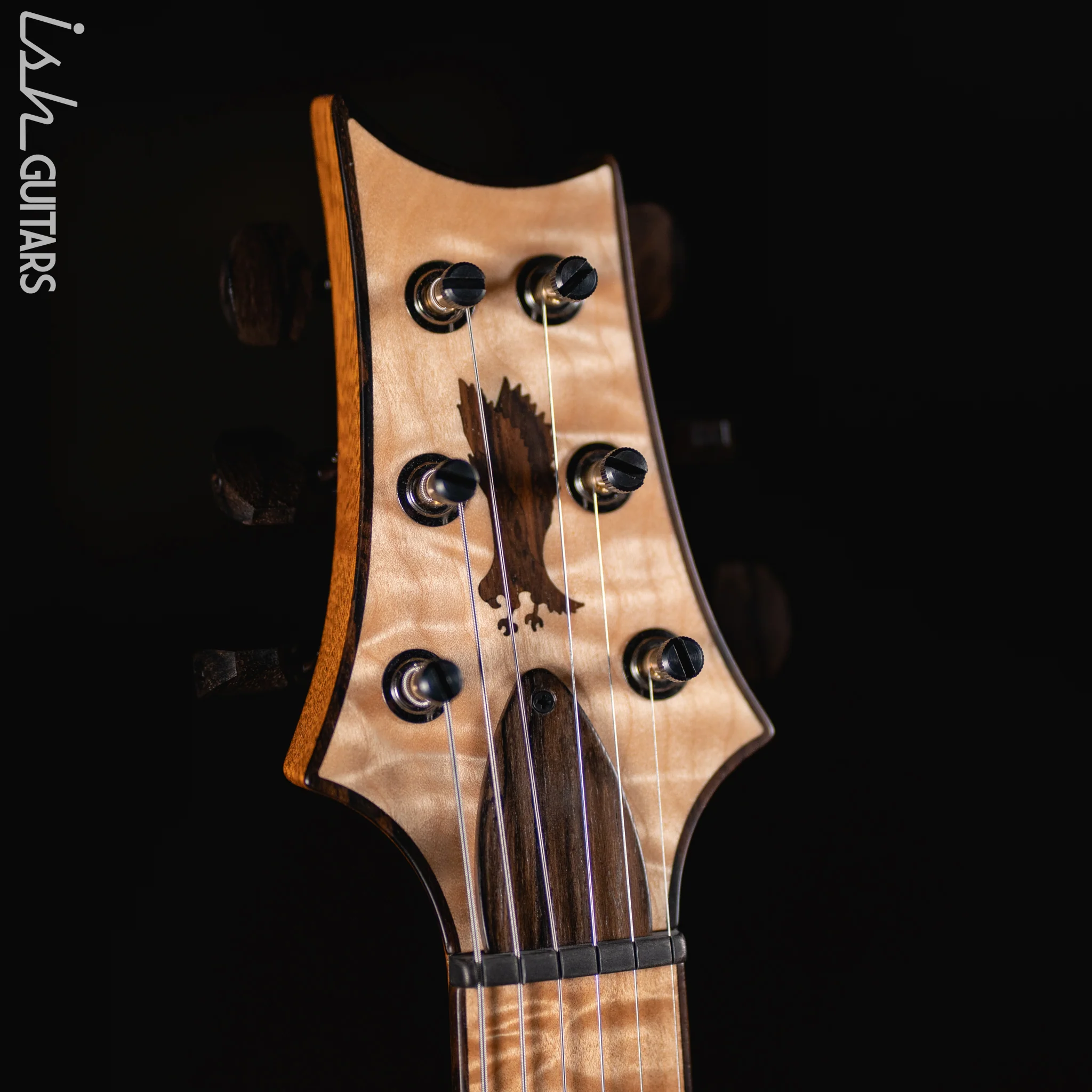 PRS Private Stock Custom 24 'Sculpture' Natural Ziricote Chesapeake Bay Inlays - Image 10