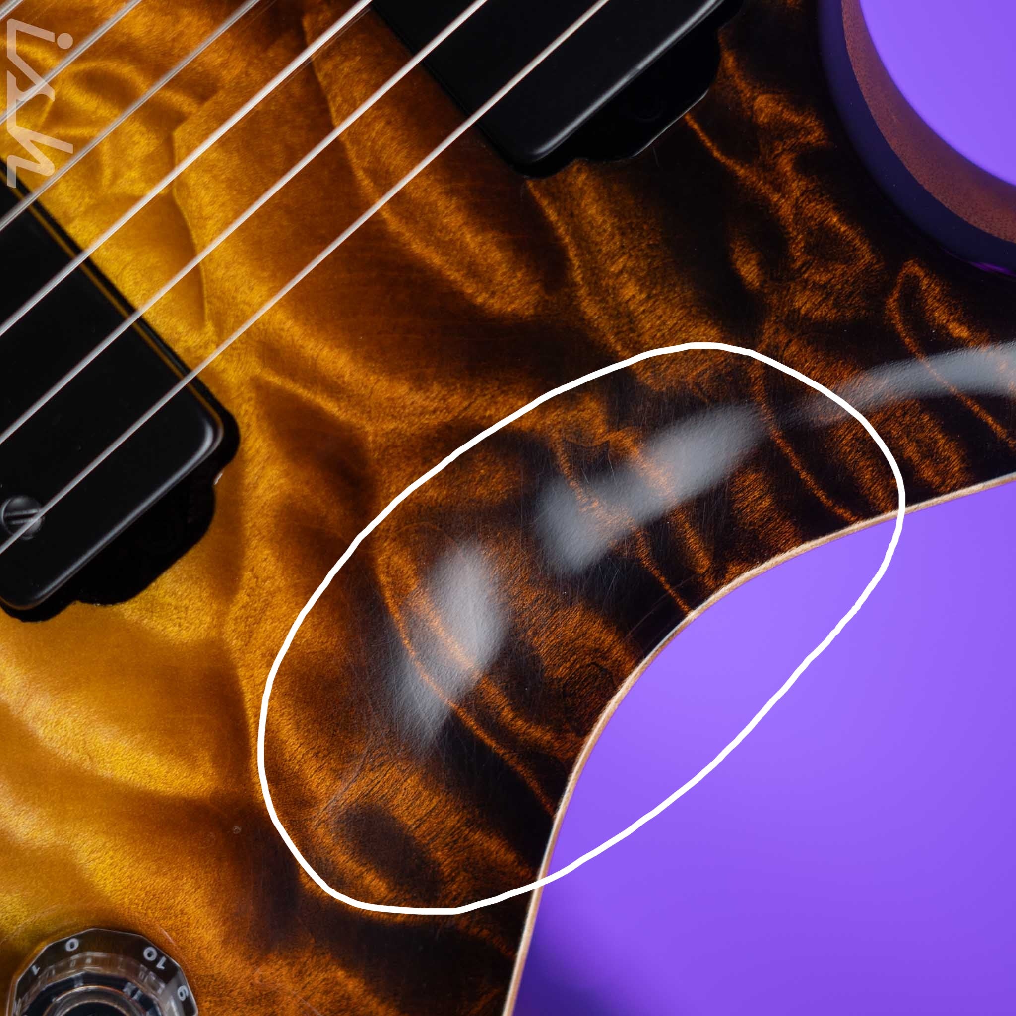 2023 PRS Private Stock Singlecut Sandstorm Glow - Image 9