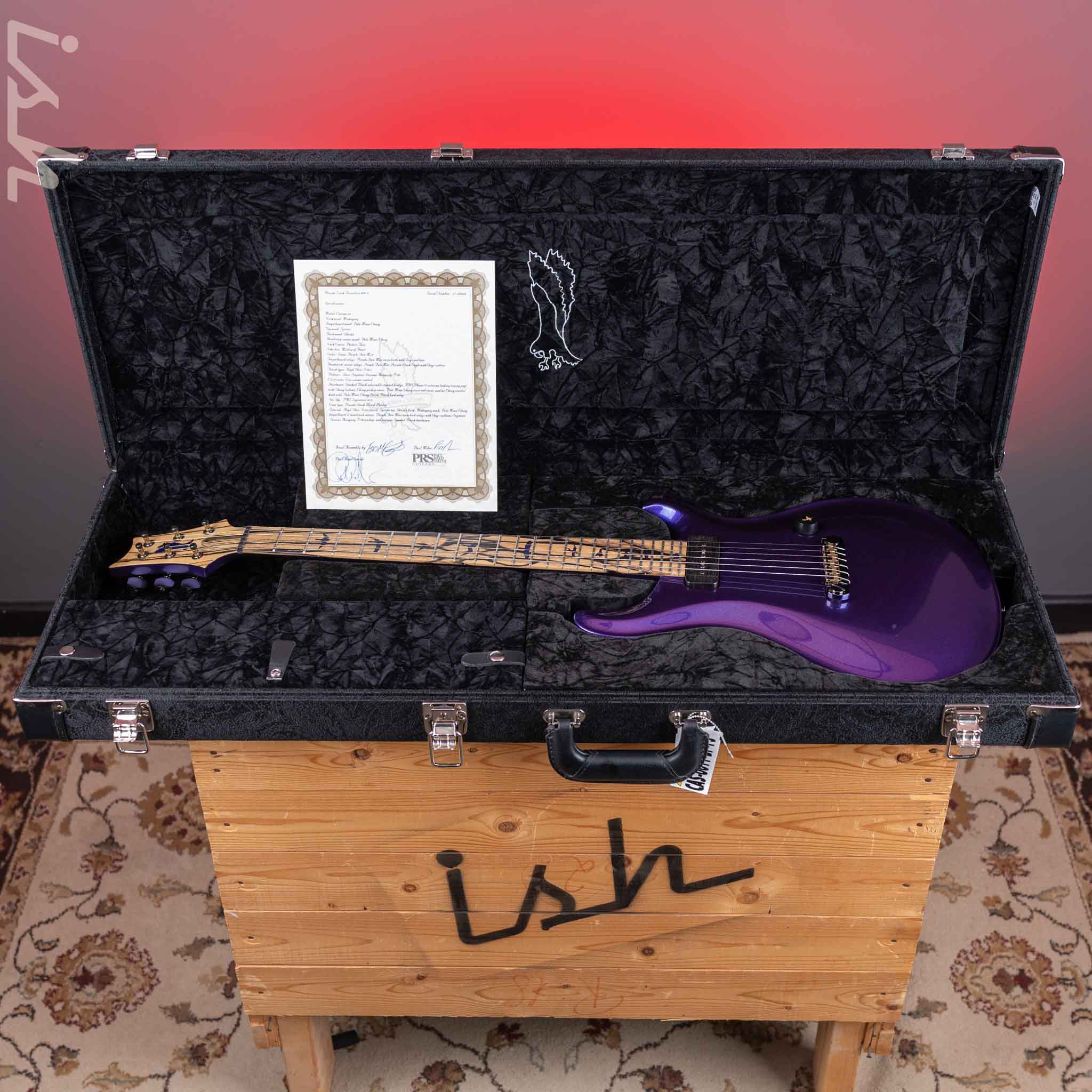 PRS Private Stock Custom 24 Purple Fire Mist with Palemoon Ebony Board - Image 13