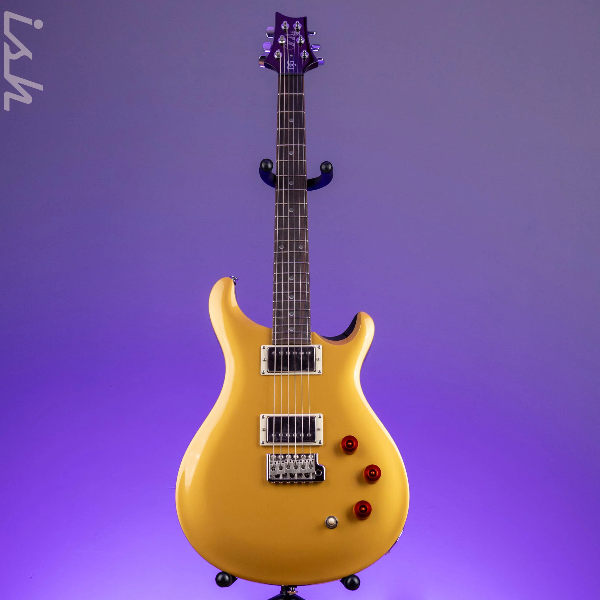 PRS SE DGT David Grissom Electric Guitar Gold Top - Image 2