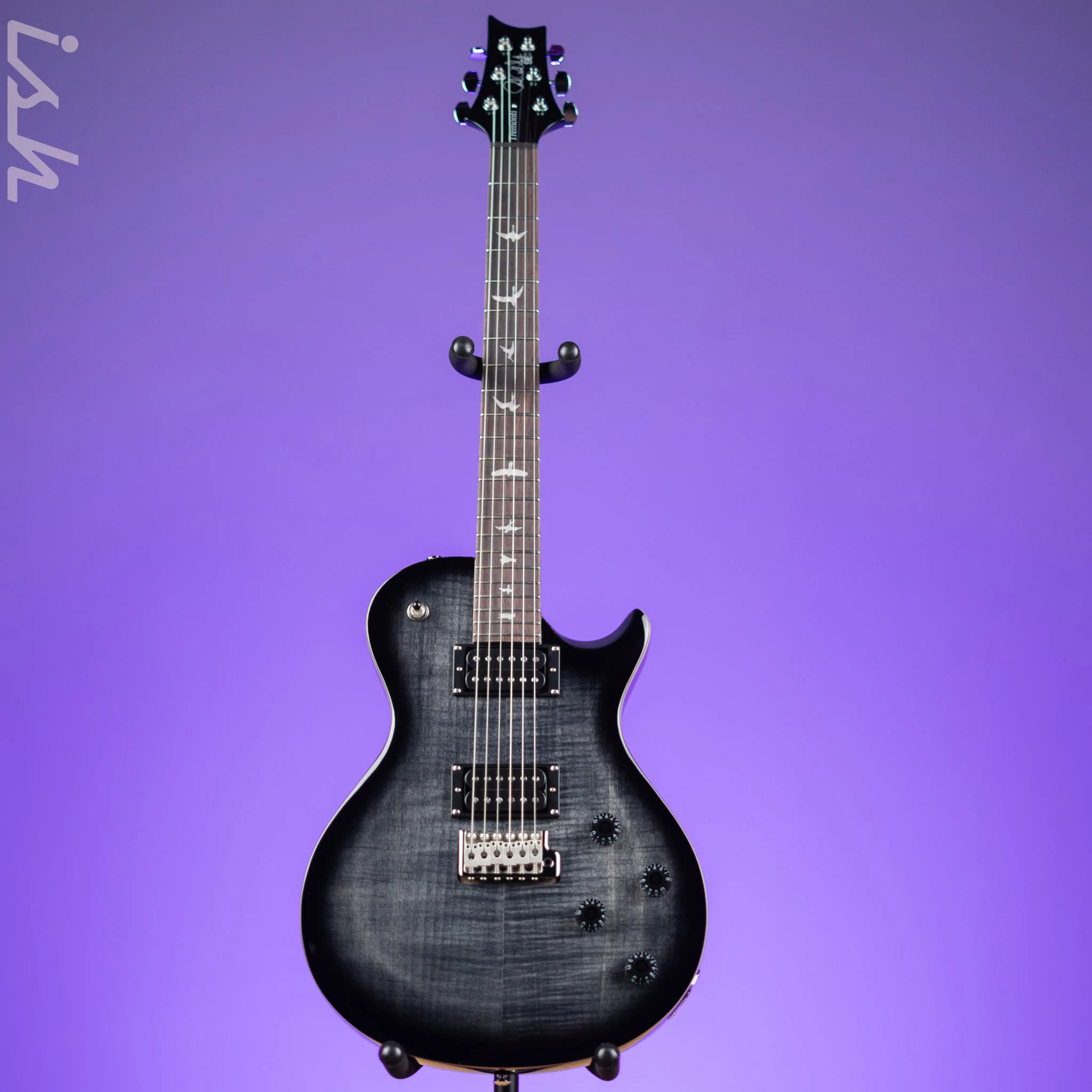 PRS SE Mark Tremonti Electric Guitar Charcoal Burst Demo - Image 2