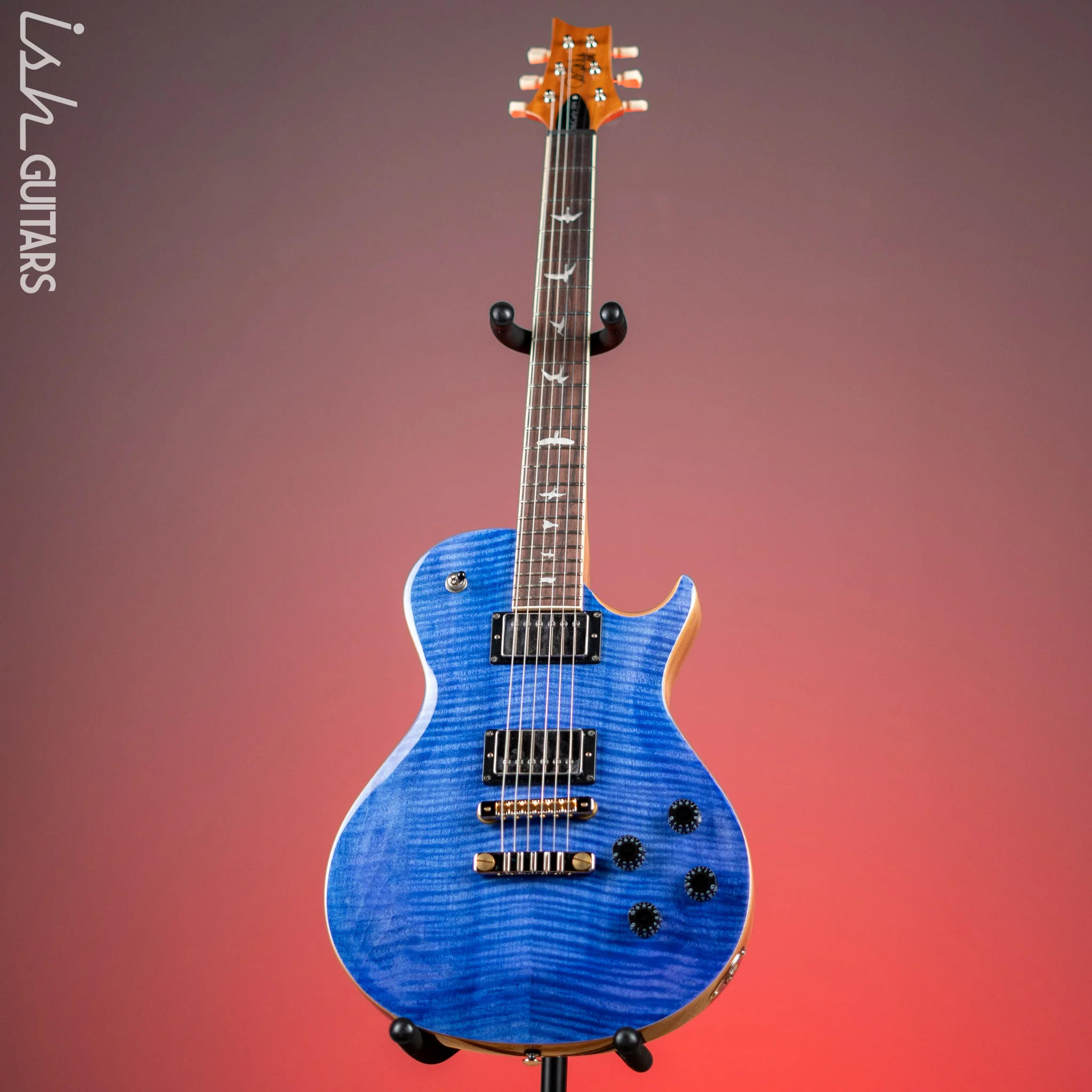 PRS SE McCarty 594 Singlecut Electric Guitar Faded Blue - Image 2