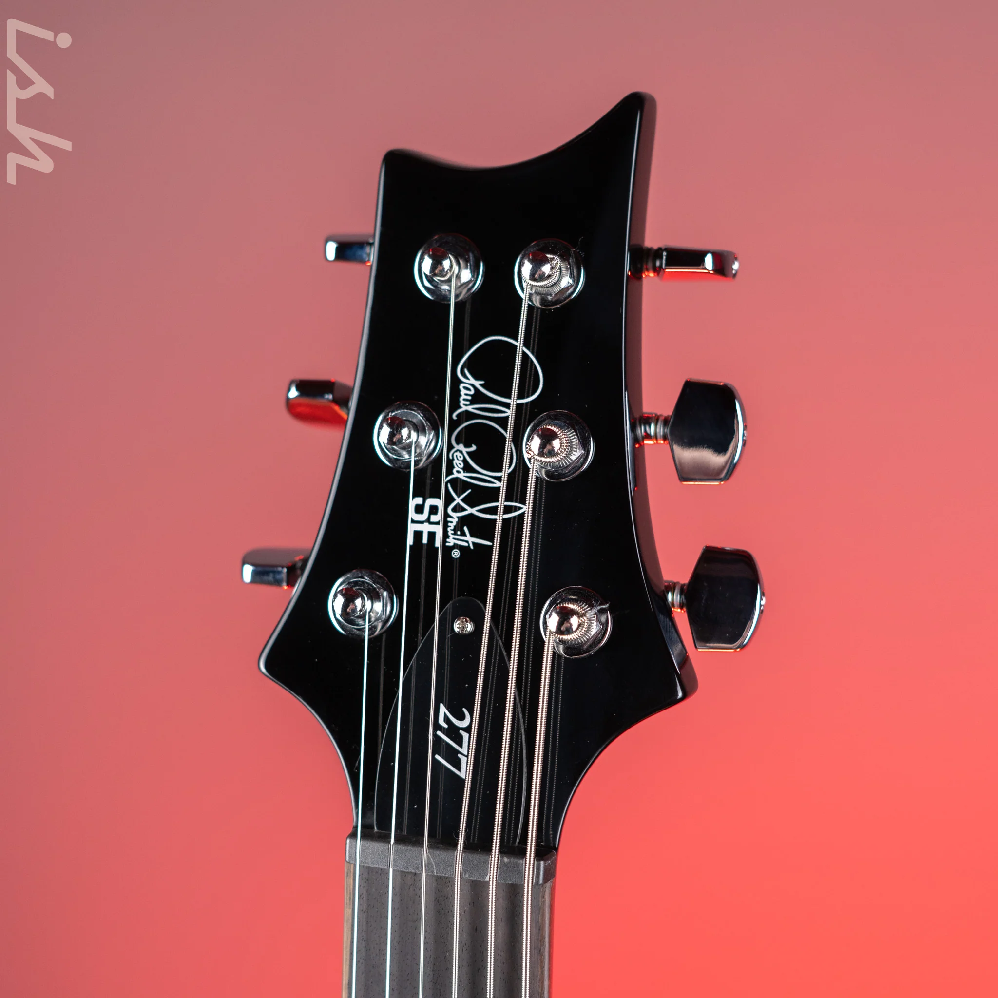 PRS SE 277 Baritone Left Handed Electric Guitar Charcoal Burst - Image 5