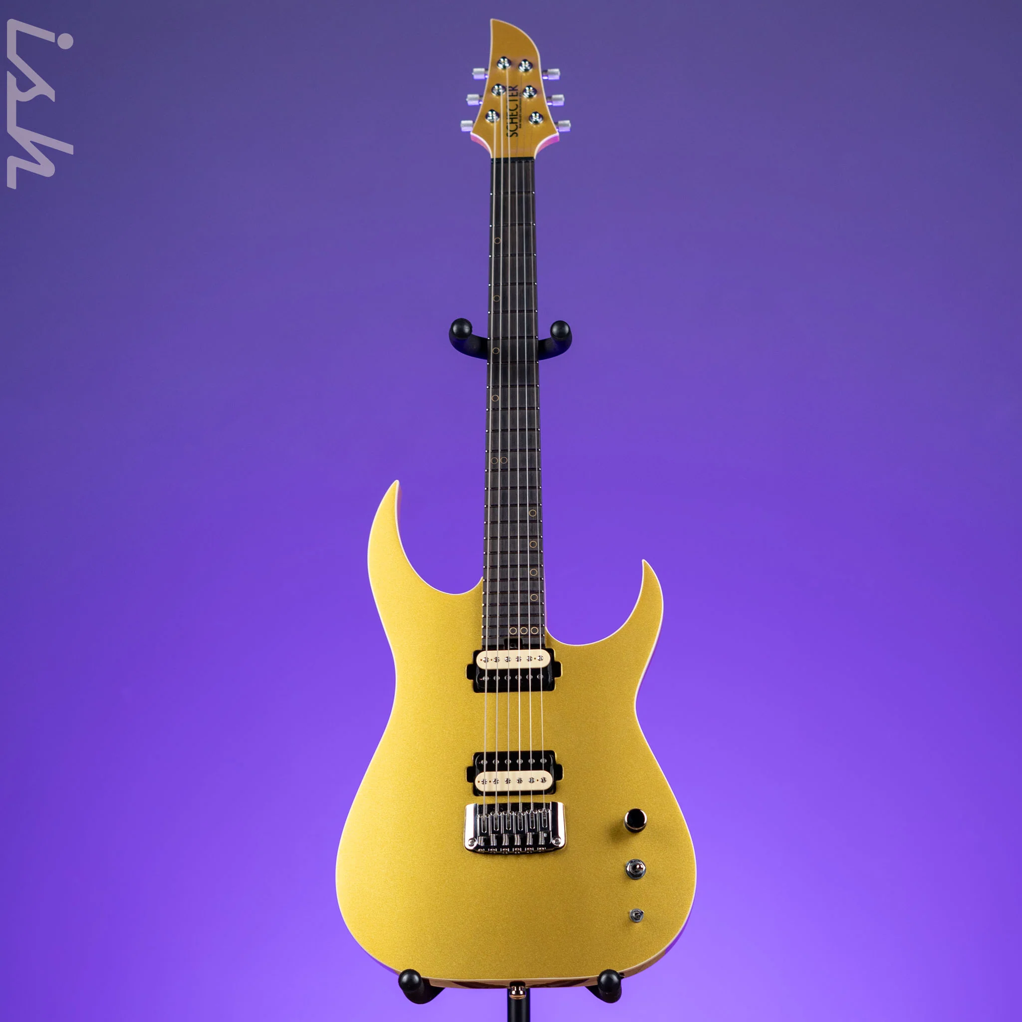 2023 Schecter USA Custom Shop KM-6 III Hybrid Keith Merrow Signature Gold Top - Image 2