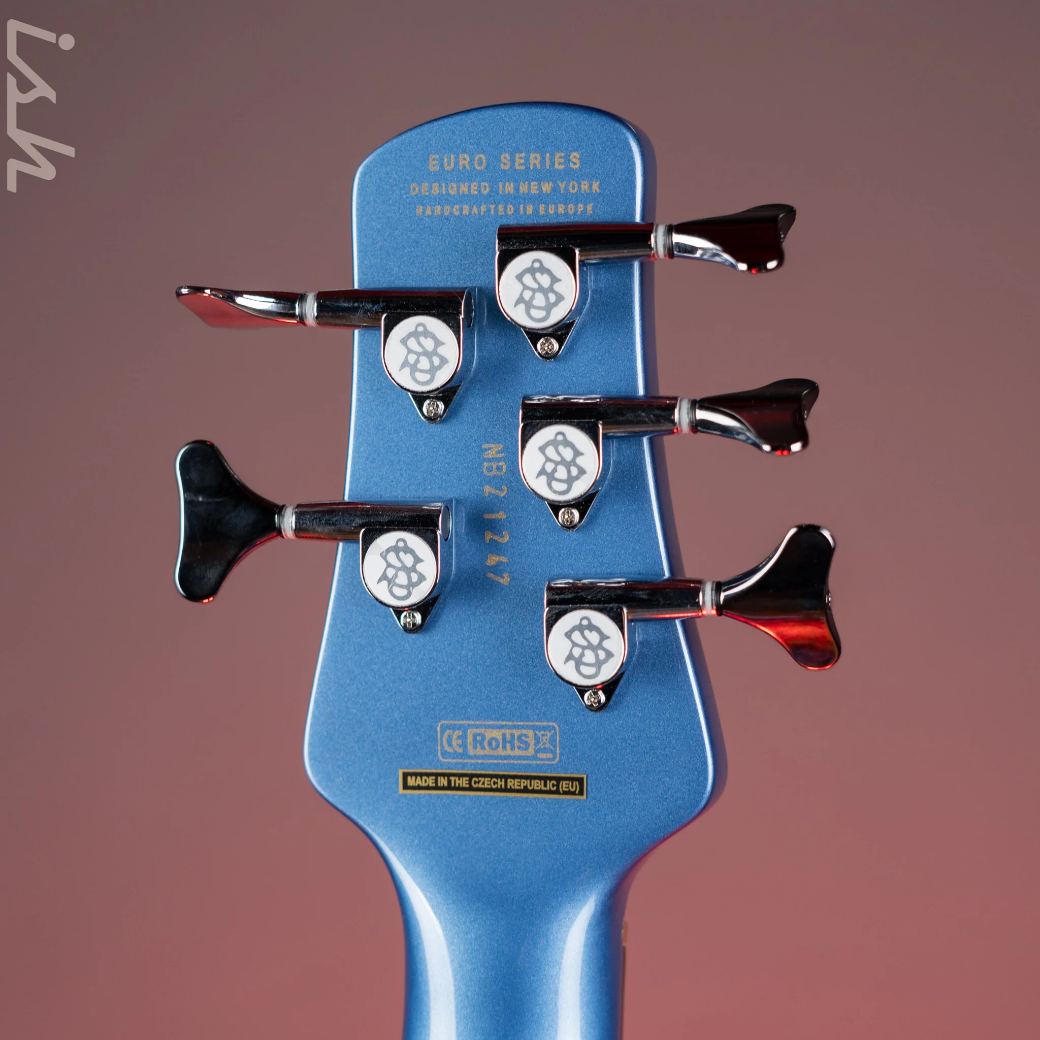 2023 Spector Euro 5 Classic Solid Metallic Blue Gloss - Image 10