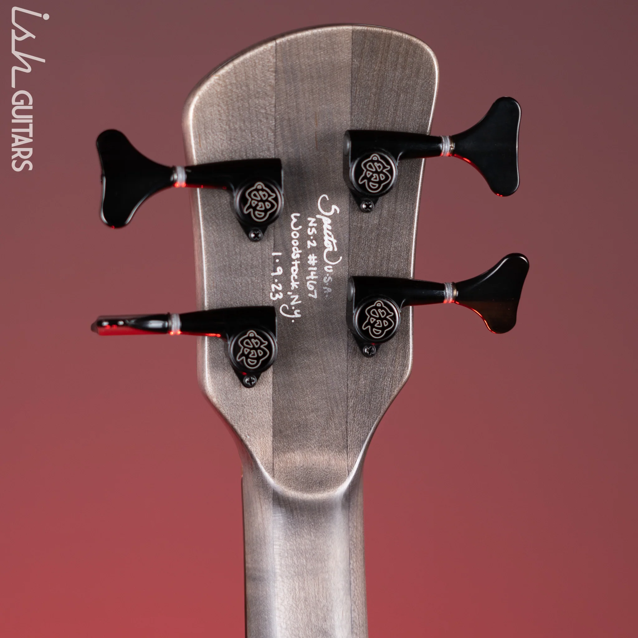Spector NS-2 4-String Bass Fretless Natural Spalted Maple High Gloss - Image 10