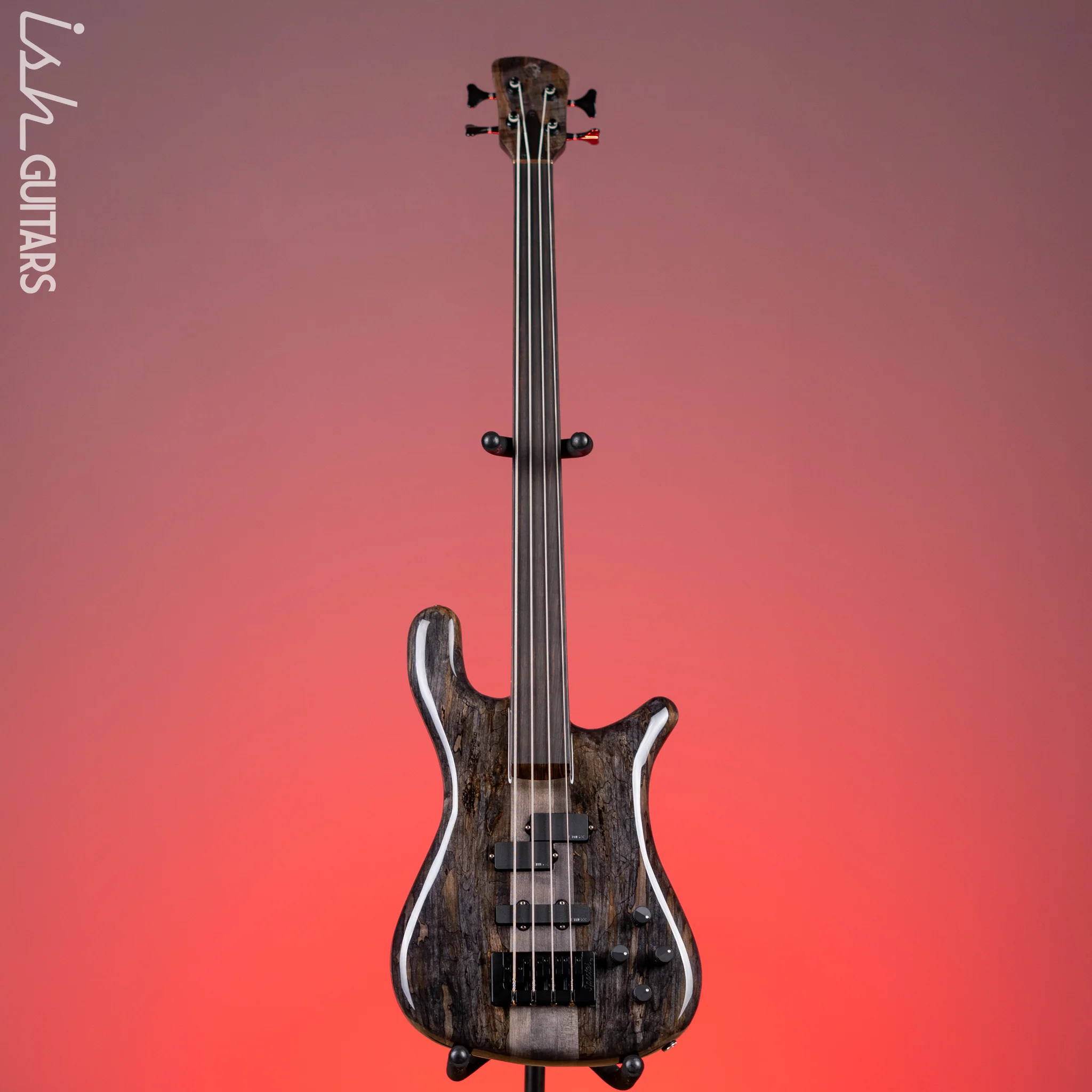 Spector NS-2 4-String Bass Fretless Natural Spalted Maple High Gloss - Image 2