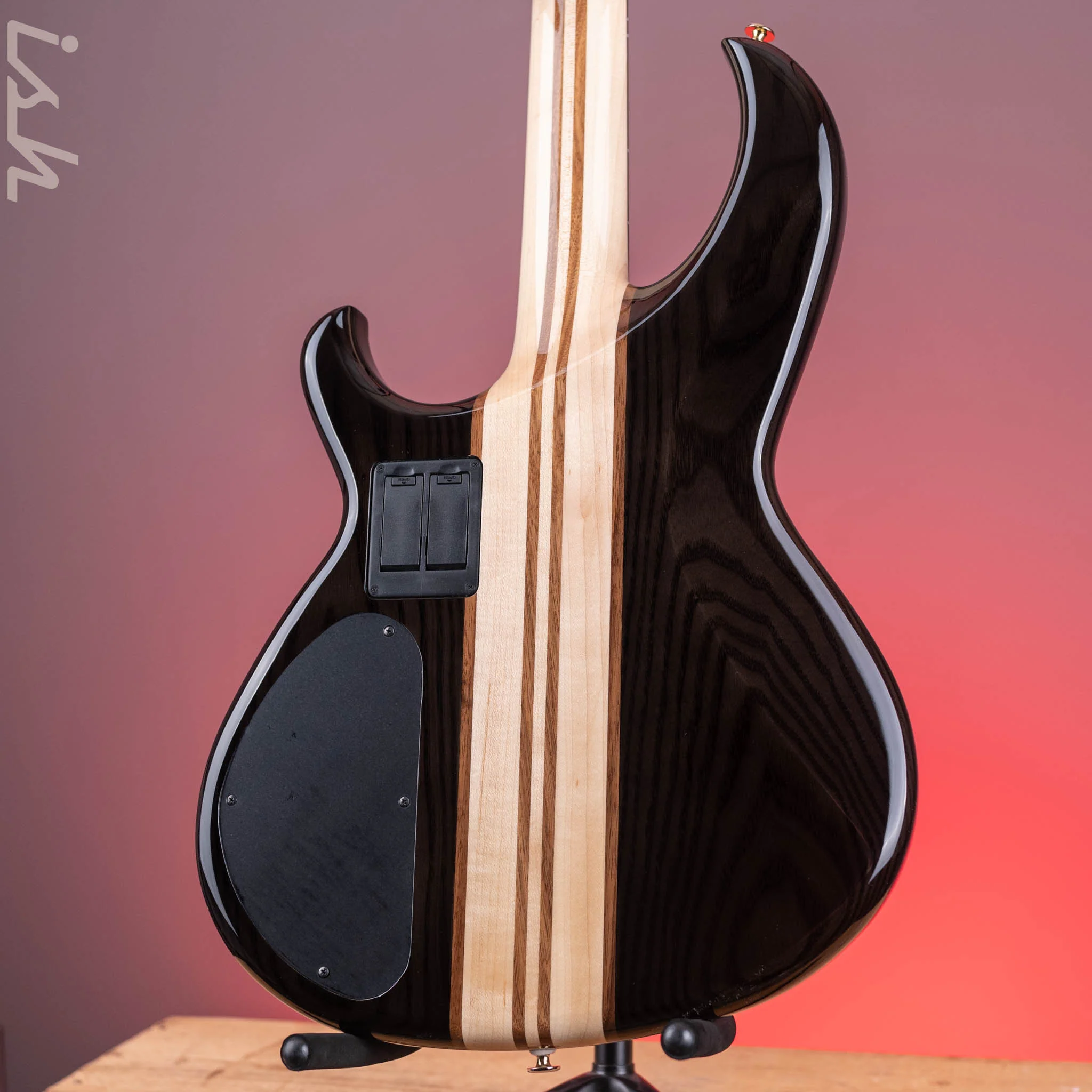 Aria Pro II SB-1000 4-String Bass See-Through Black - Image 7