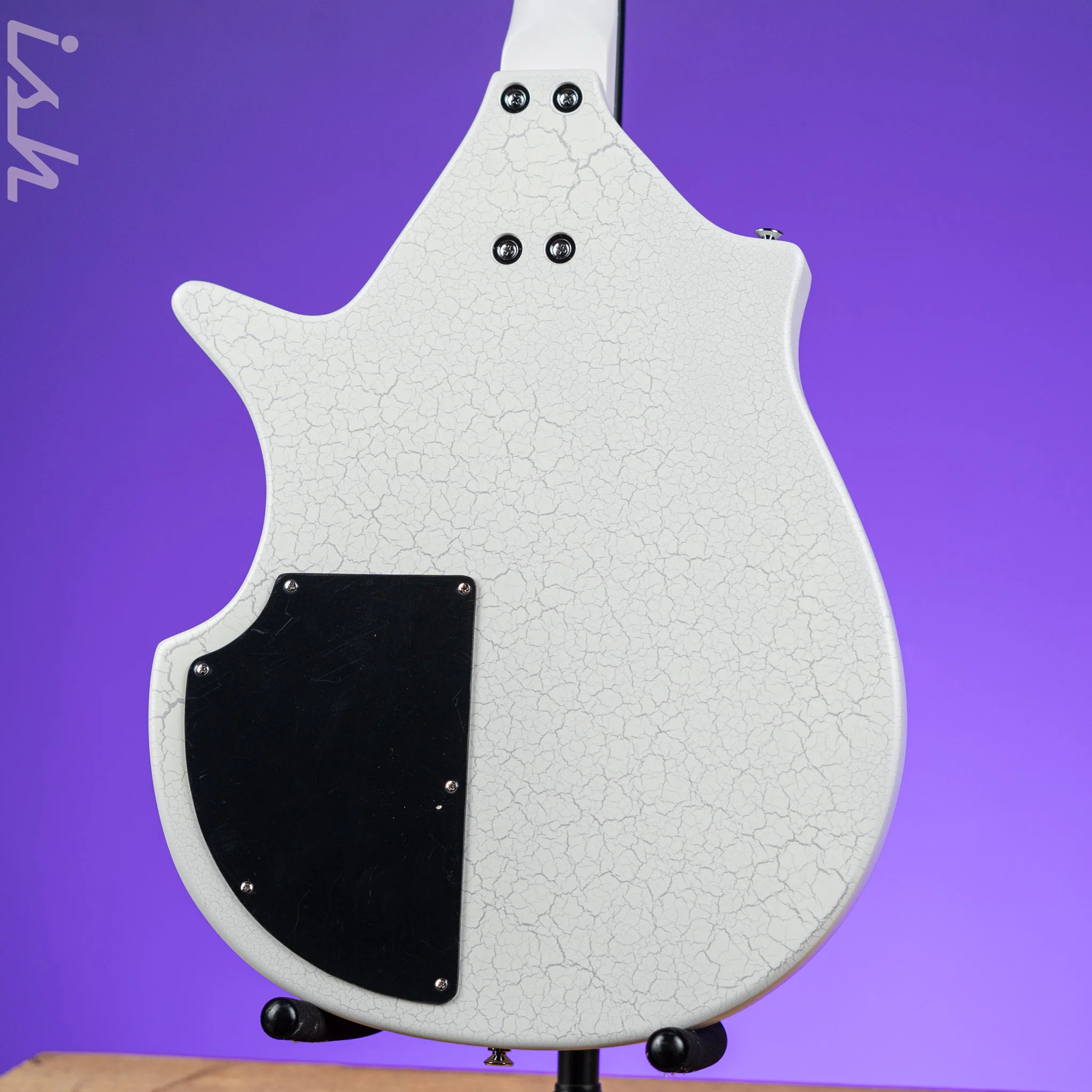 Danelectro Coral Sitar Reissue Guitar White Crackle - Image 7