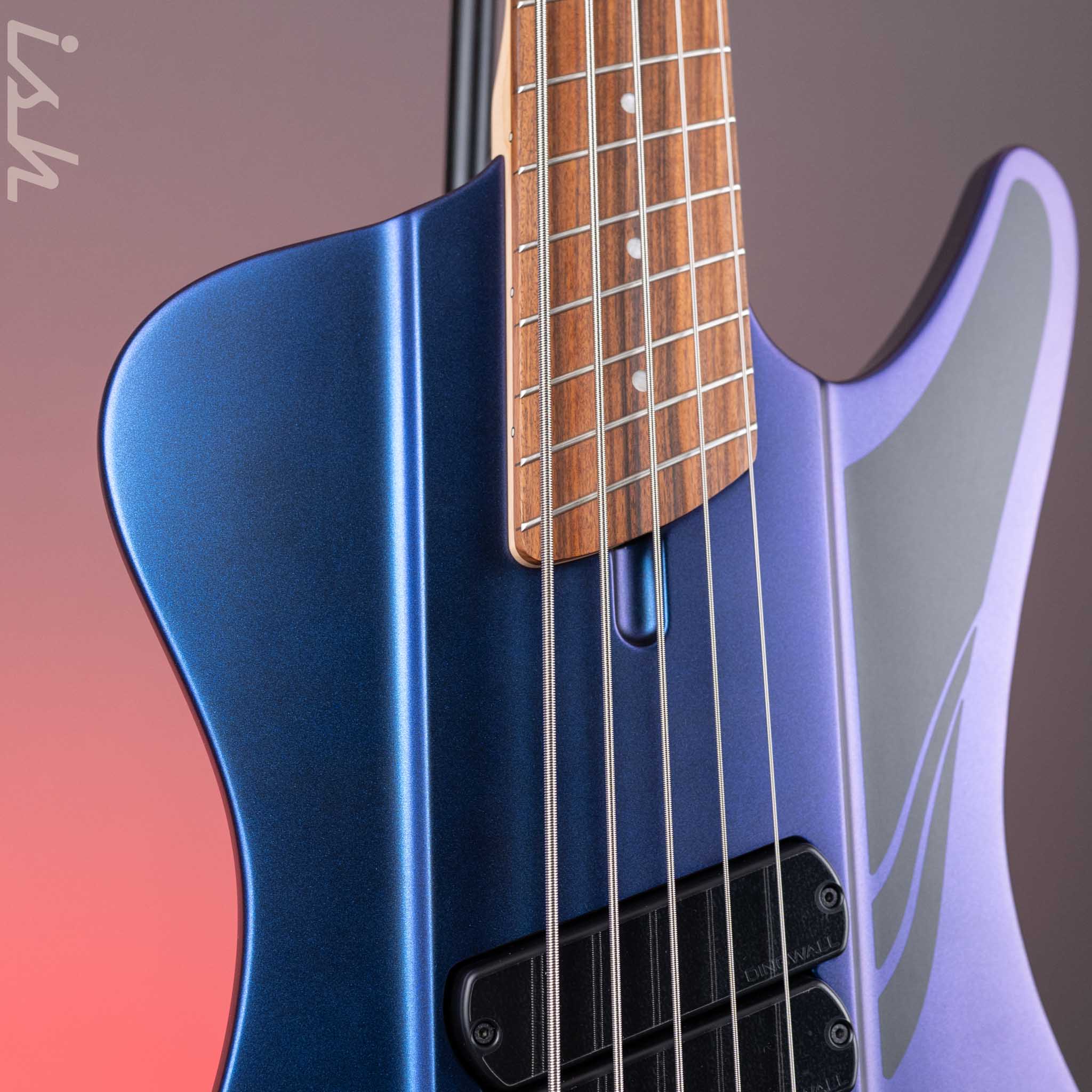 Dingwall D-Roc Standard 5-String Matte Blue to Purple Colorshift - Image 3