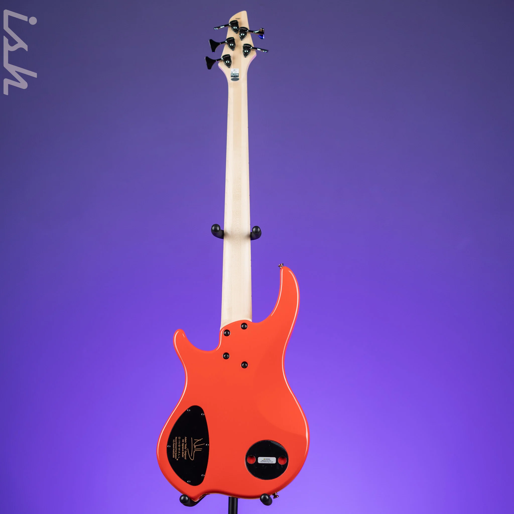 Dingwall NG-3 5-String Bass Guitar Fiesta Red - Image 6