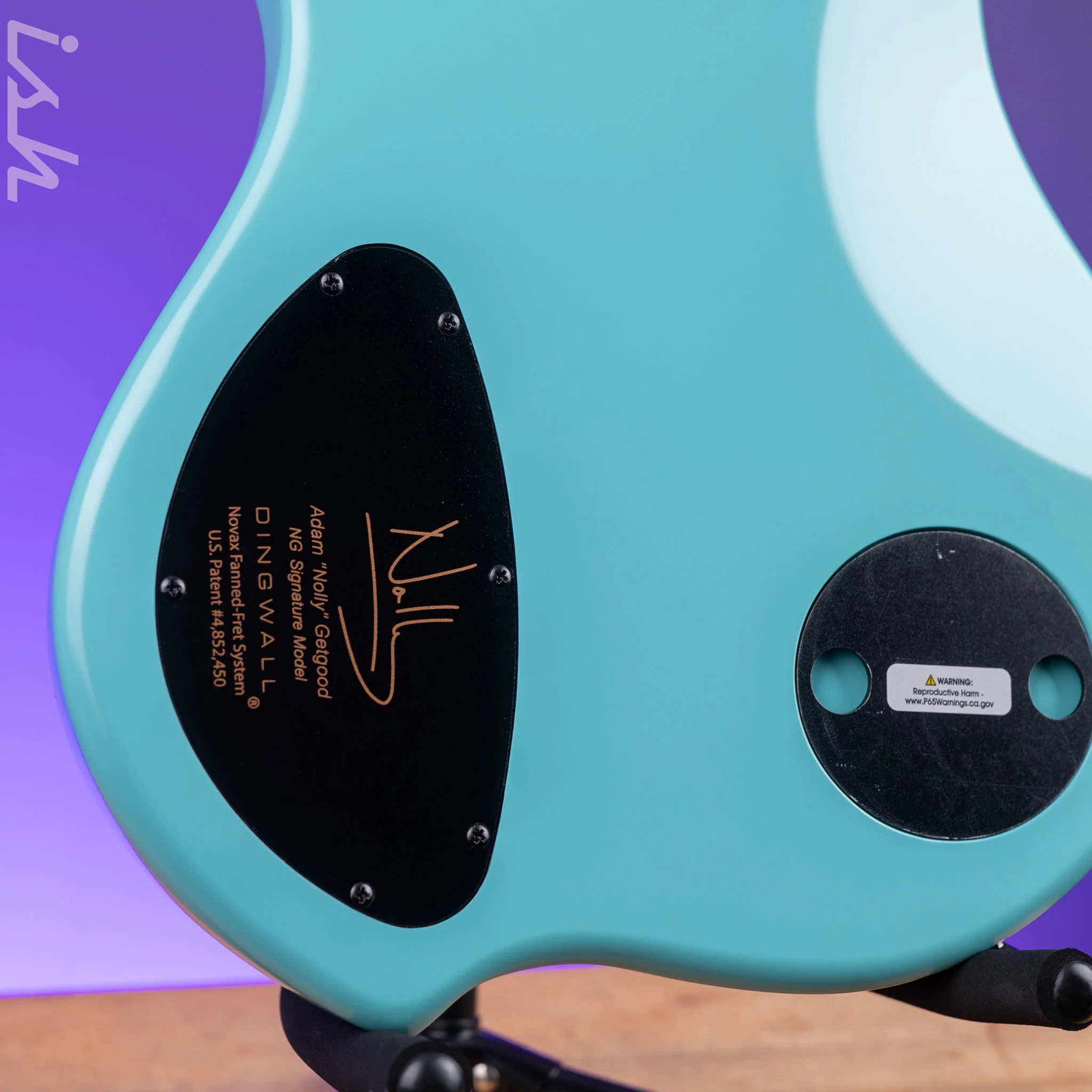 Dingwall NG-3 5-String Bass Guitar Matte Celestial Blue Demo - Image 9