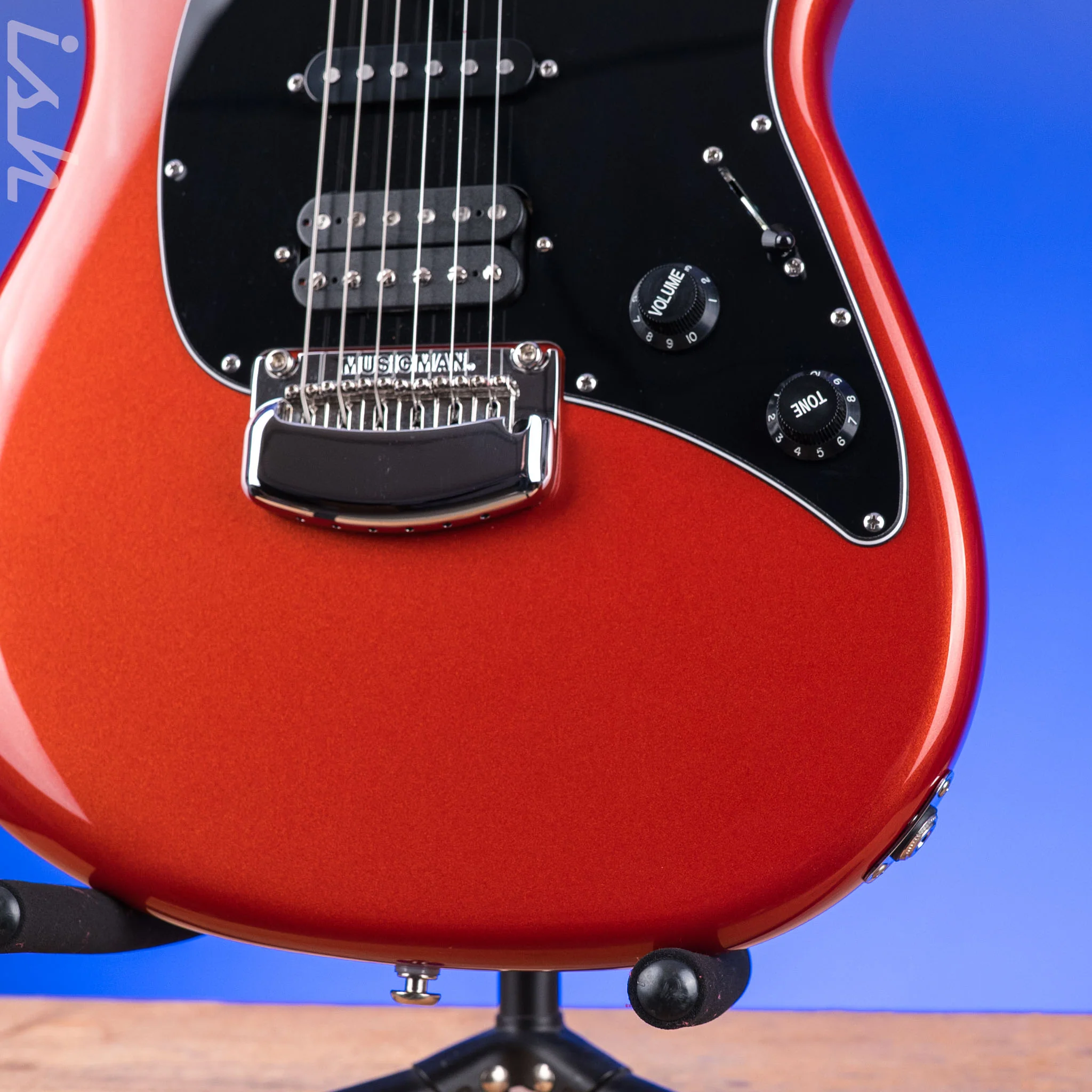 2024 Ernie Ball Music Man Cutlass RS HSS Blood Orange - Image 5