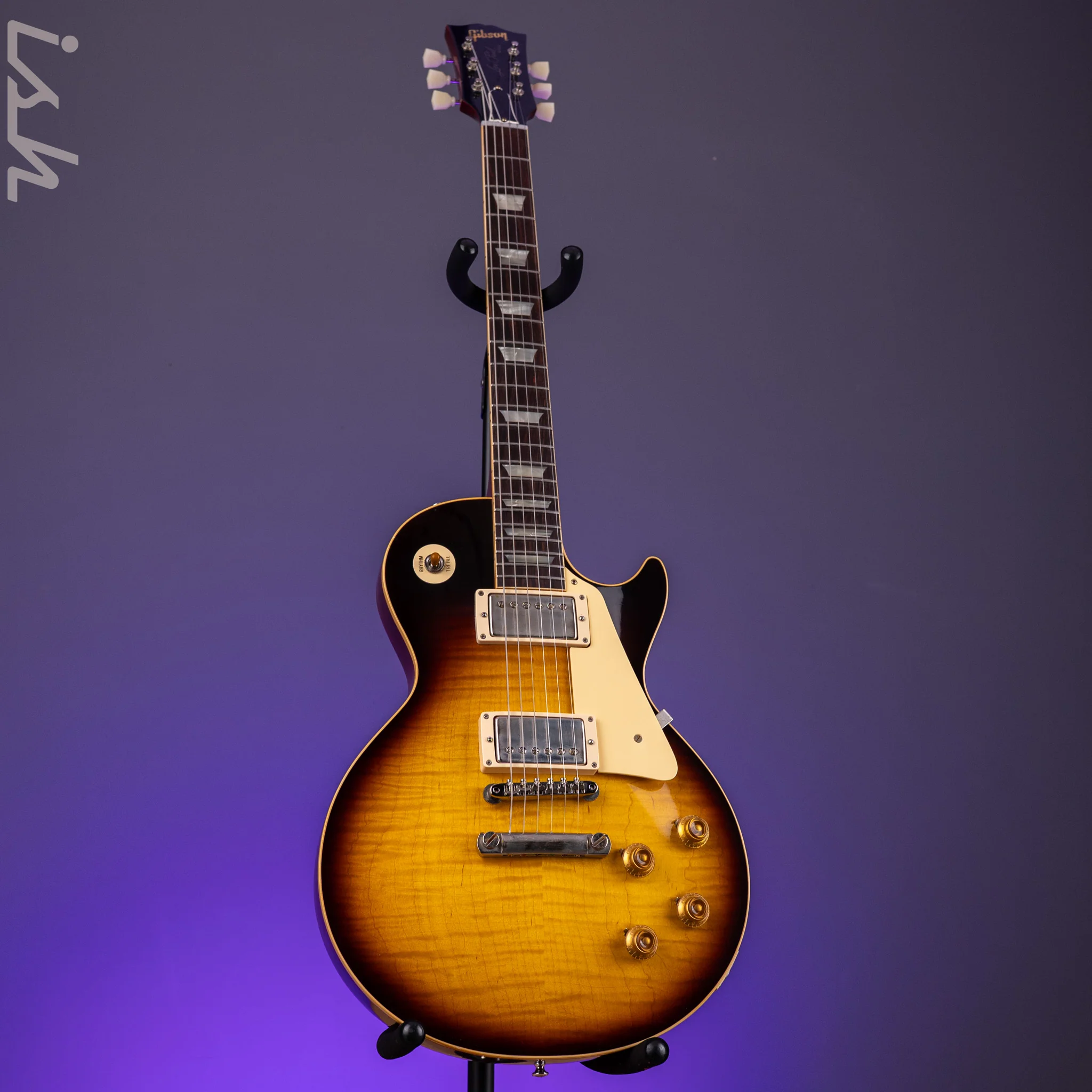 2024 Gibson Murphy Lab Les Paul R9 Ultra Light Aged Kindred Burst - Image 2