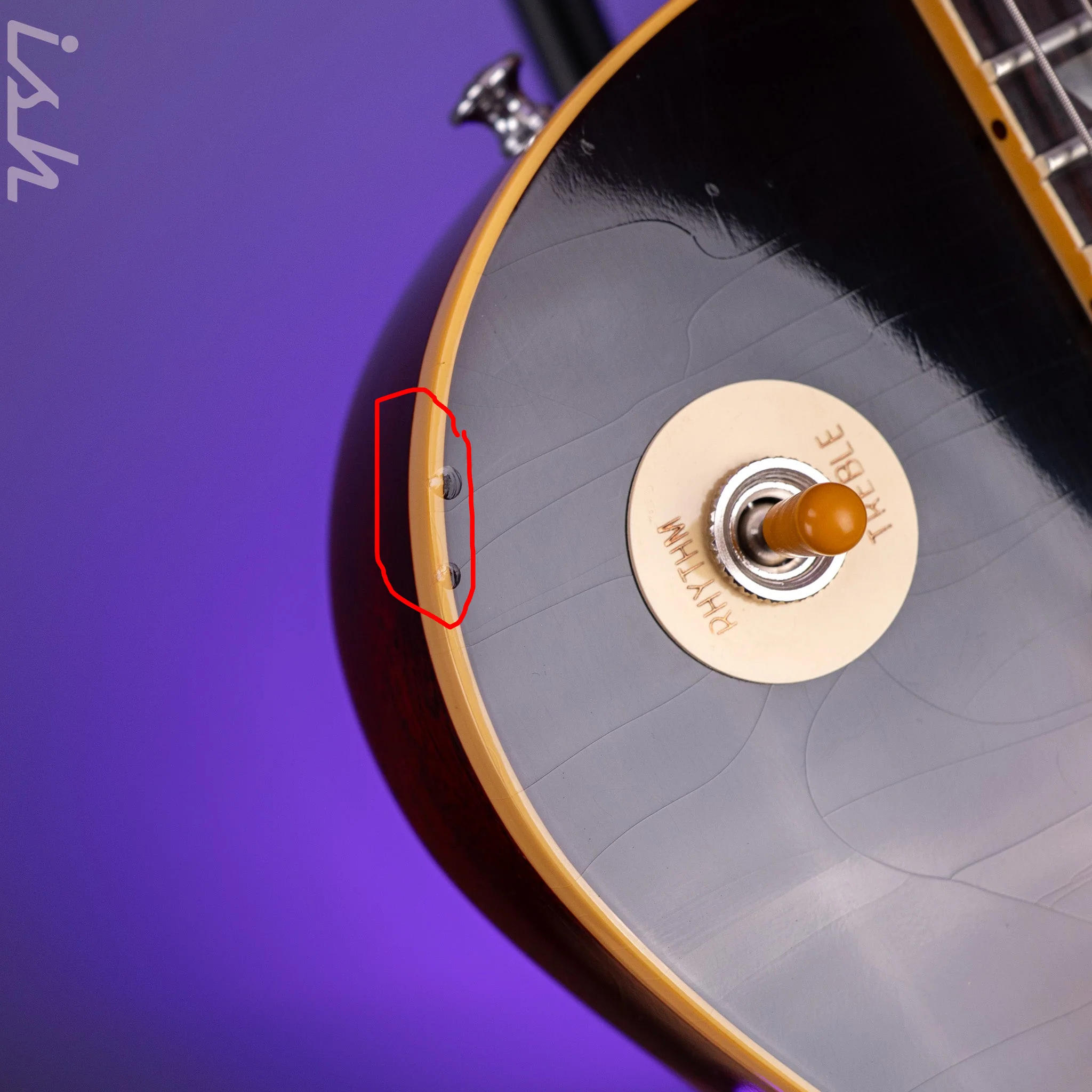 2024 Gibson Murphy Lab Les Paul R9 Ultra Light Aged Kindred Burst - Image 8
