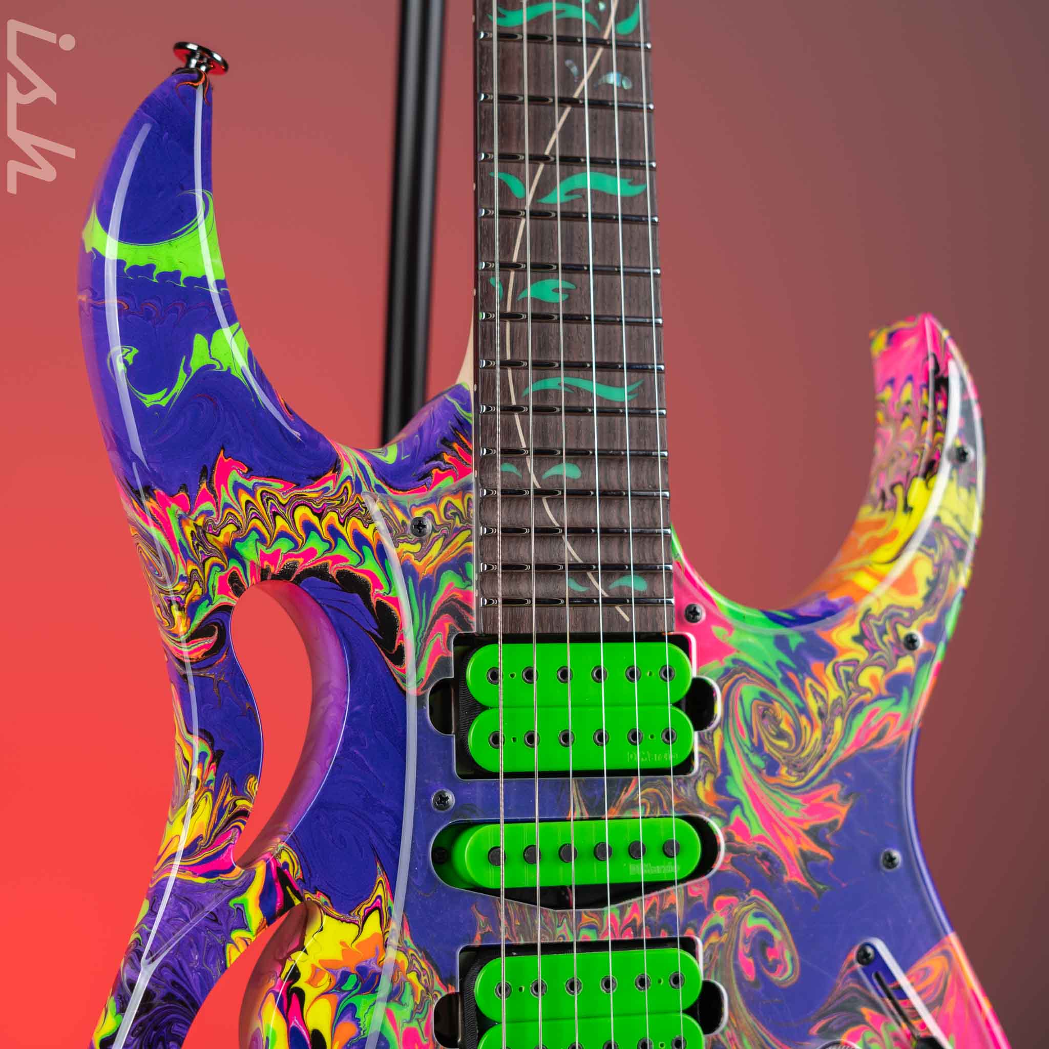 2023 Ibanez Steve Vai Signature PIA77BON Brilliance of Now - Image 5