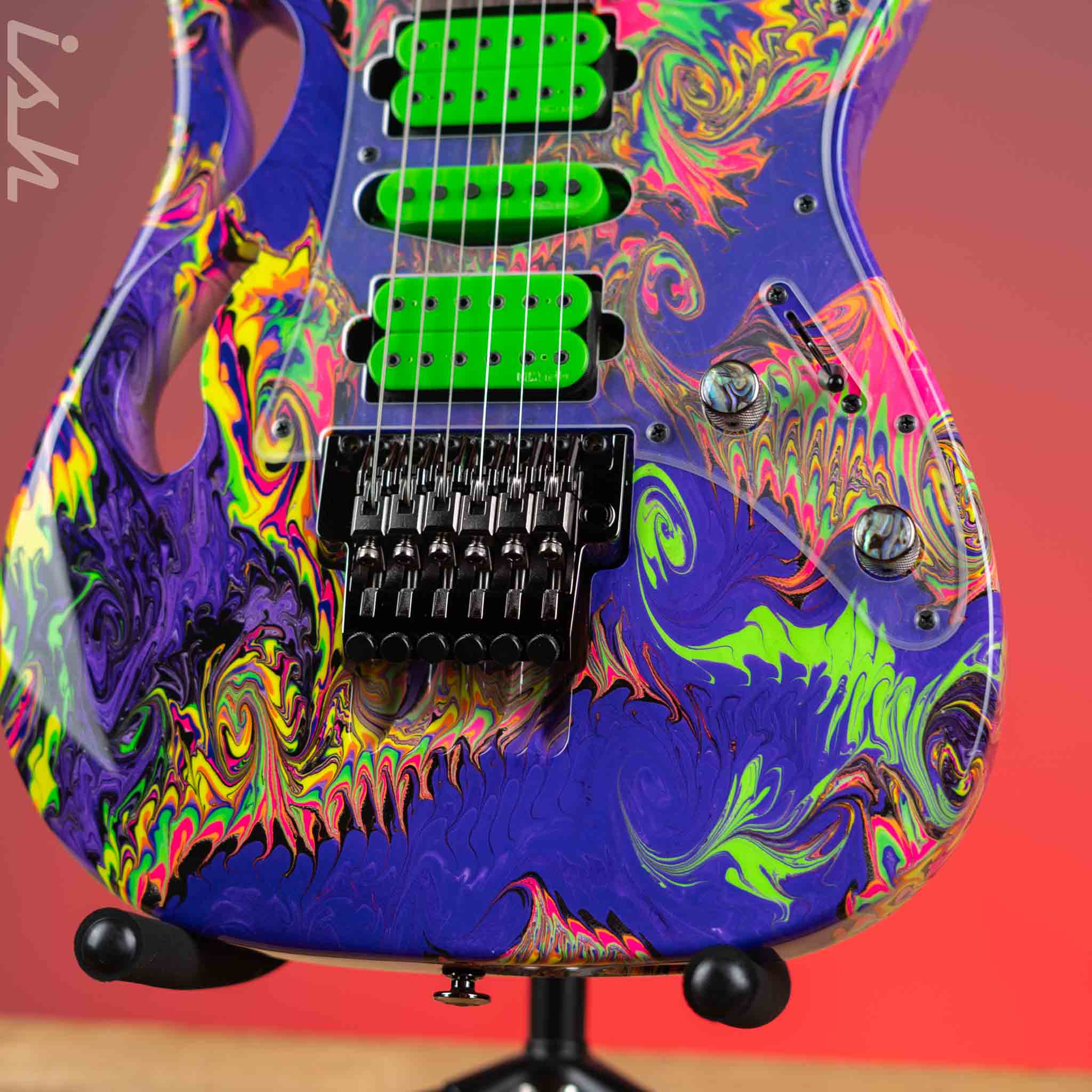2023 Ibanez Steve Vai Signature PIA77BON Brilliance of Now - Image 6
