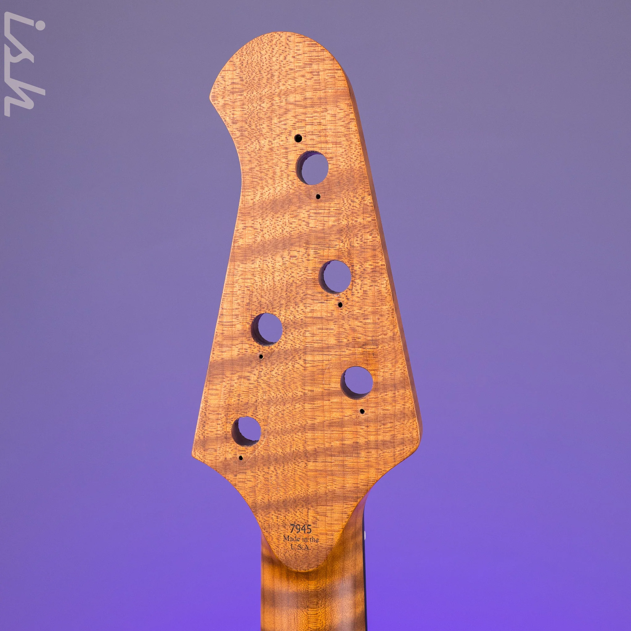 2024 Lakland 55-94 USA Fretless Neck ONLY Maple w/ Ebony Fretboard - Image 5