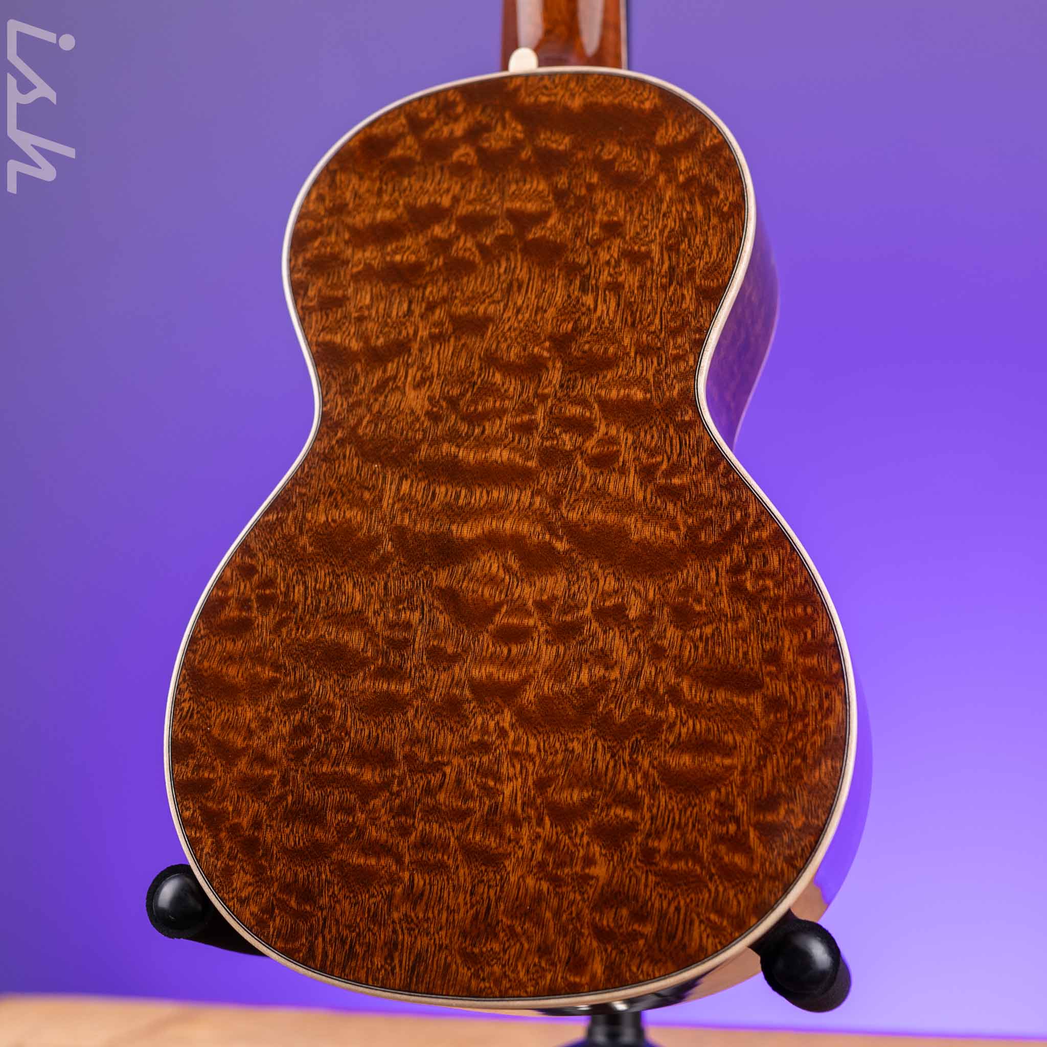 2024 Martin Custom Shop Concert Ukulele Natural Quilted Sapele - Image 7