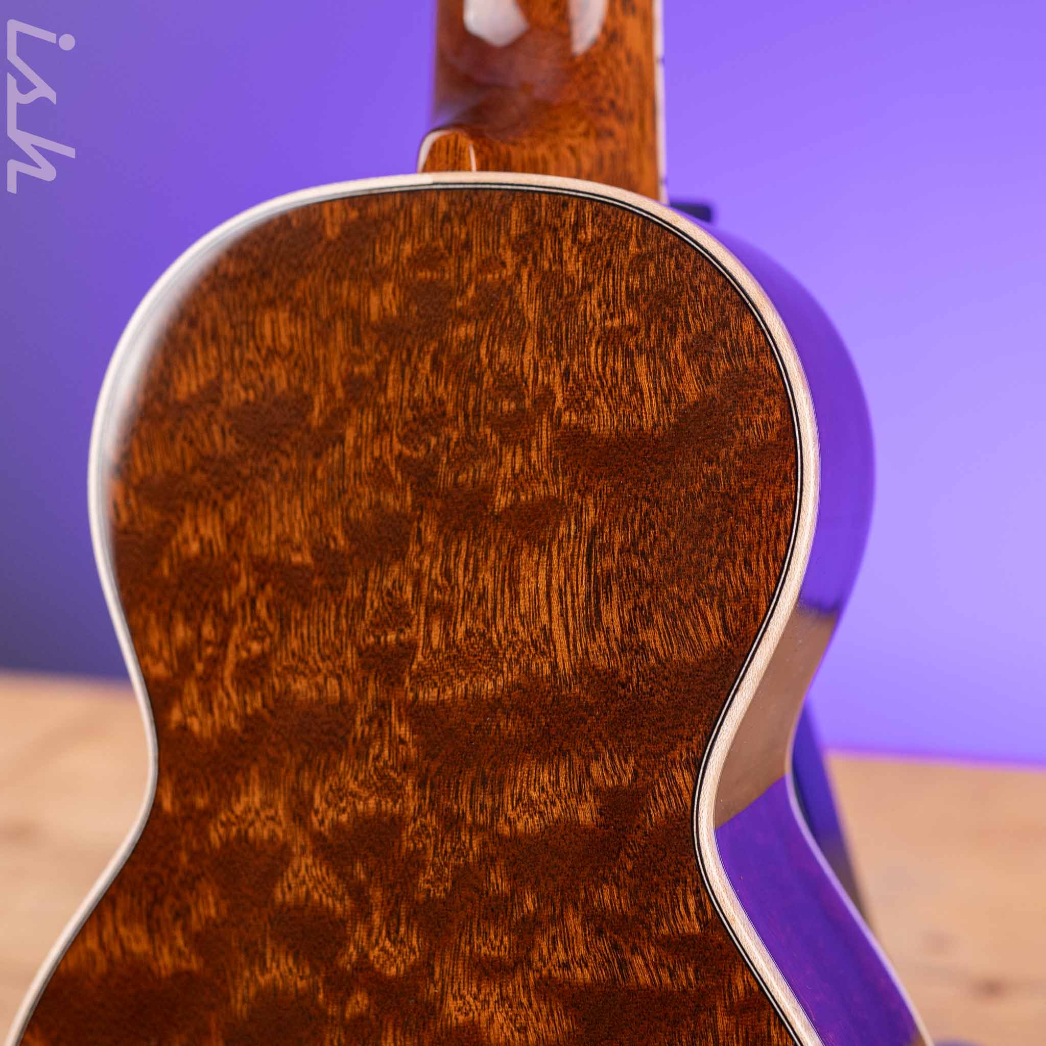 2024 Martin Custom Shop Soprano Ukulele Natural Quilted Sapele - Image 10