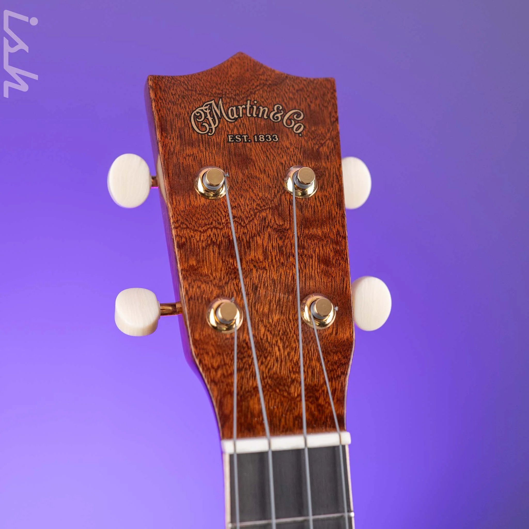 2024 Martin Custom Shop Soprano Ukulele Natural Quilted Sapele - Image 5
