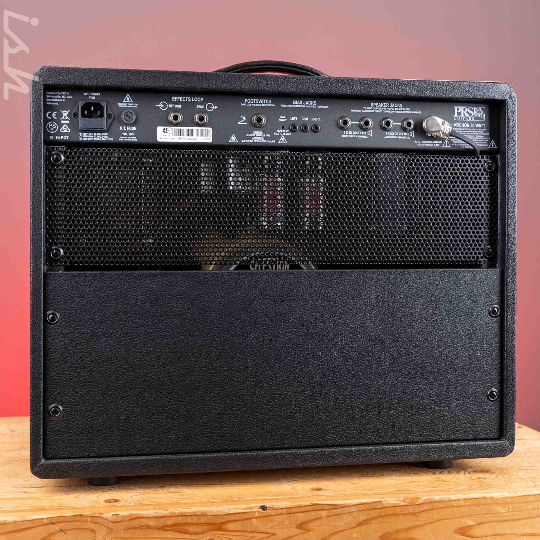 2024 PRS Archon 50 50W 1x12" Tube Combo Amp Stealth Black - Image 4
