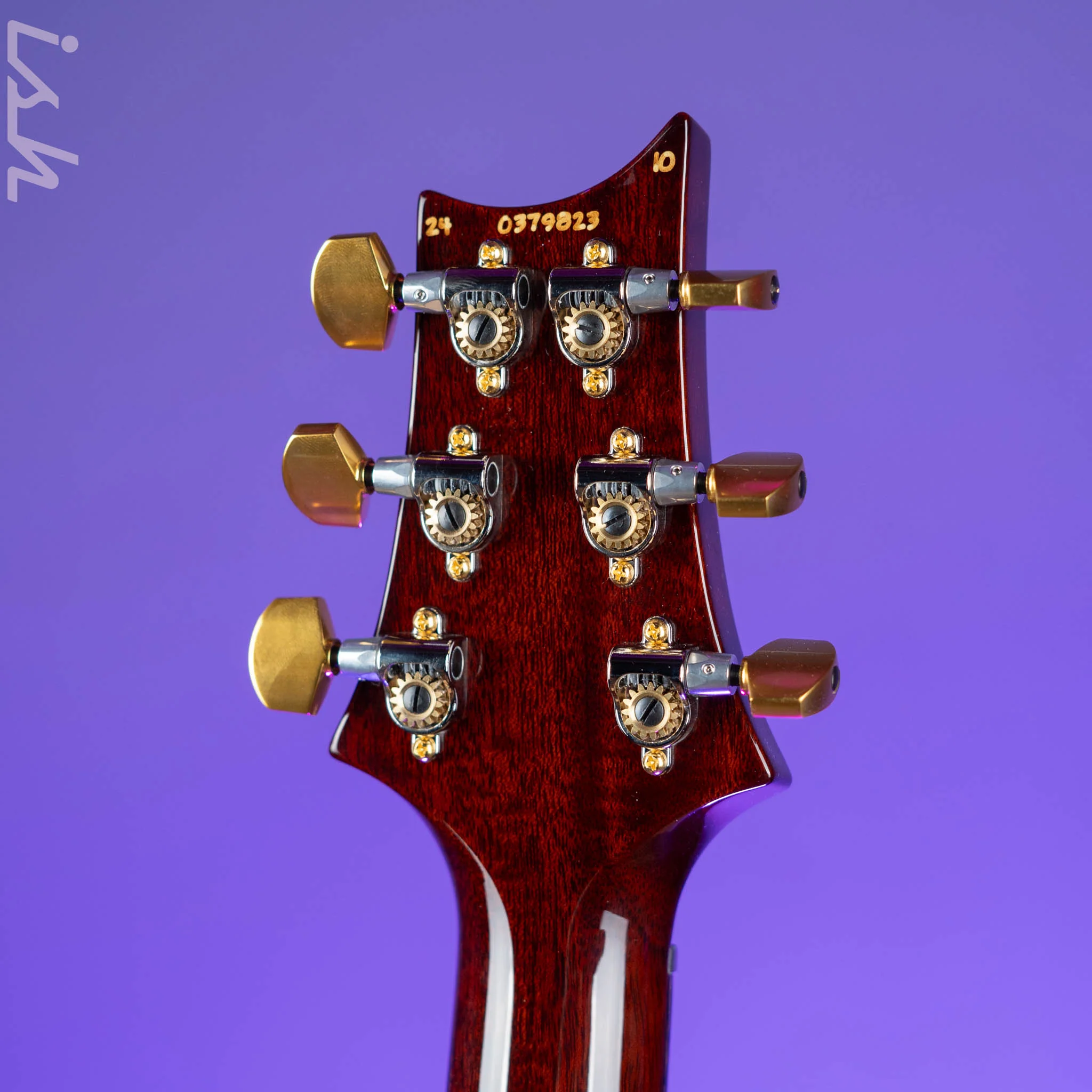 2024 PRS Custom 24 Electric Guitar 10-Top One-Piece Orange Tiger - Image 10