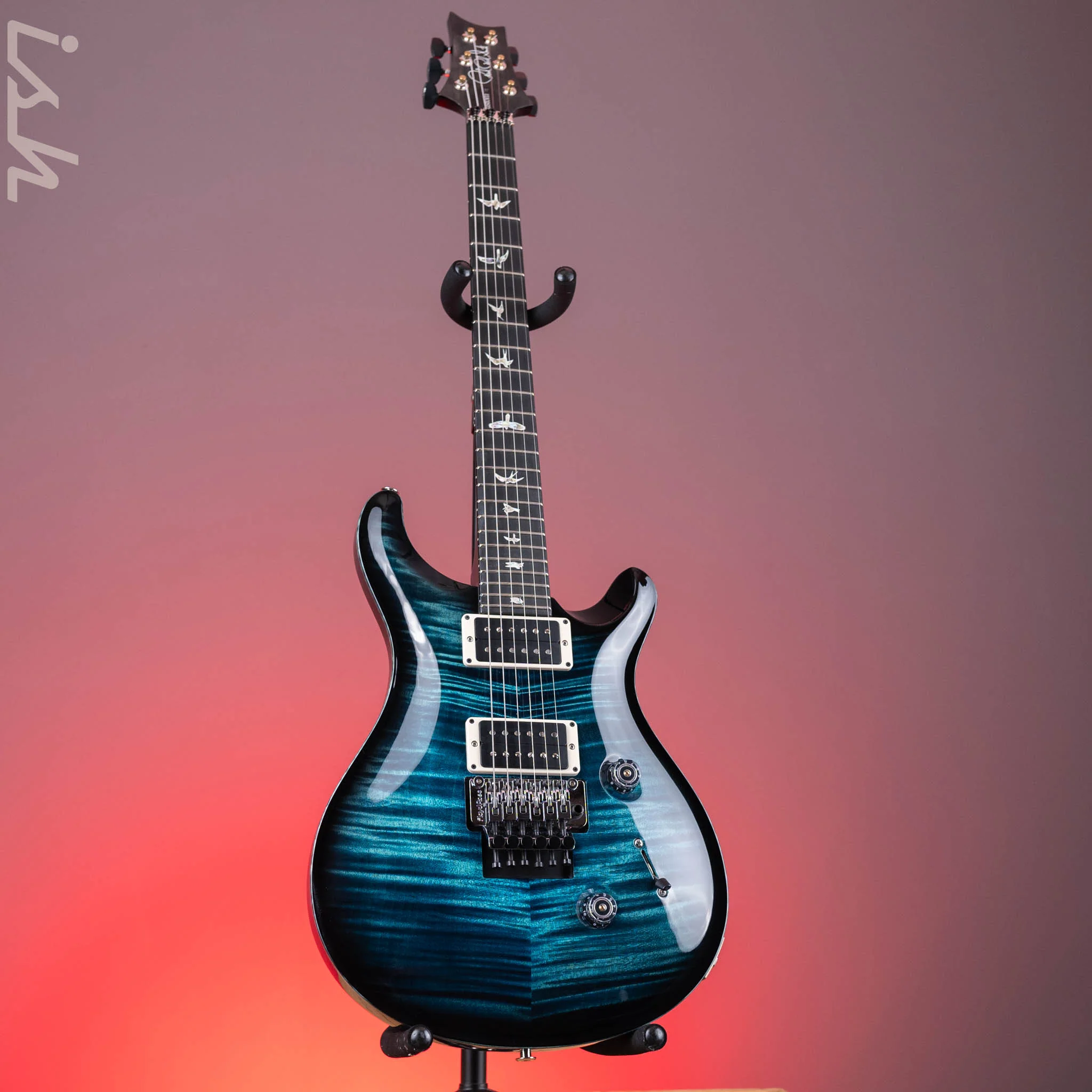 2024 PRS Custom 24 Floyd 10-Top Cobalt Smokeburst - Image 2
