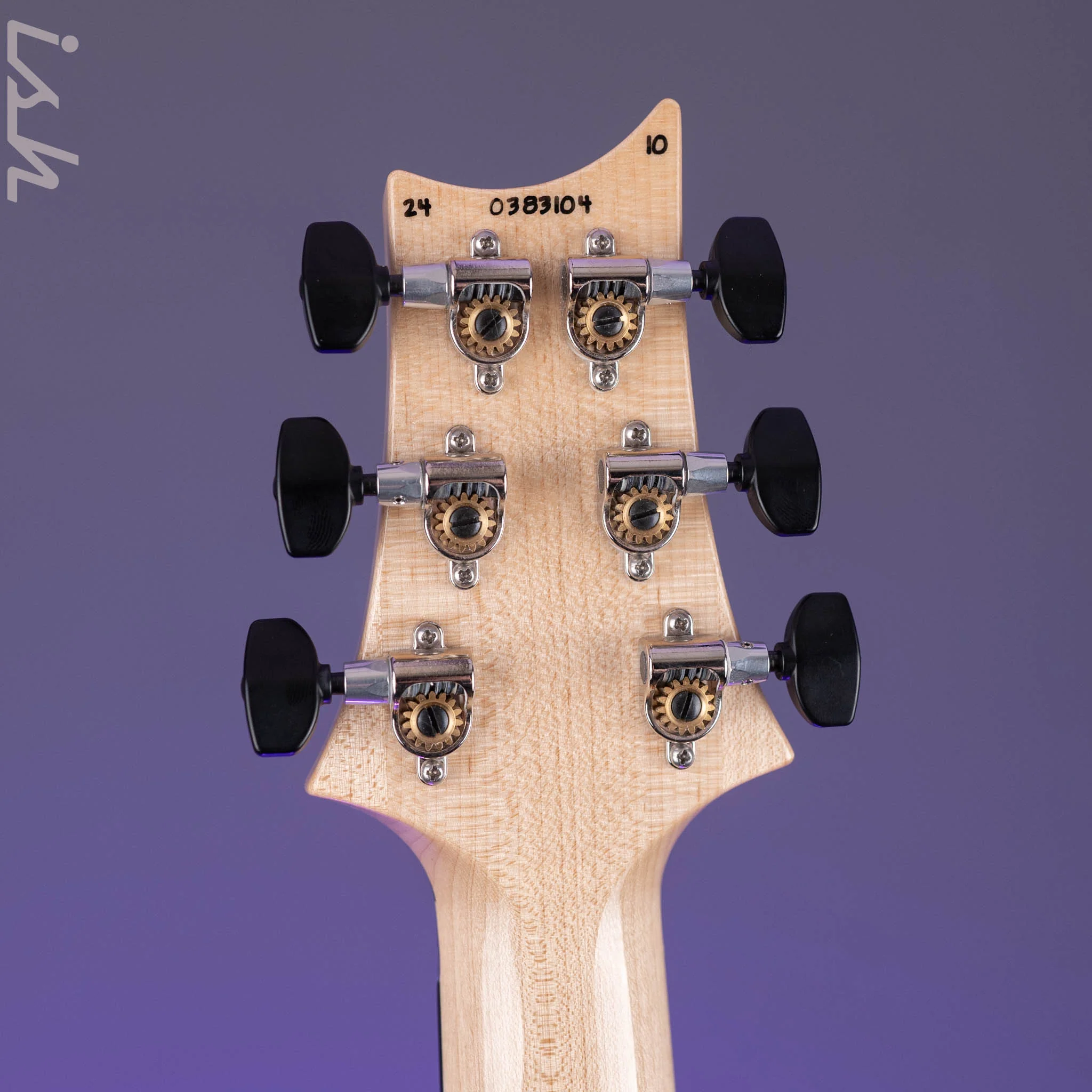 2024 PRS Custom 24 Floyd 10-Top Maple Neck Ebony Fretboard Carroll Blue - Image 11