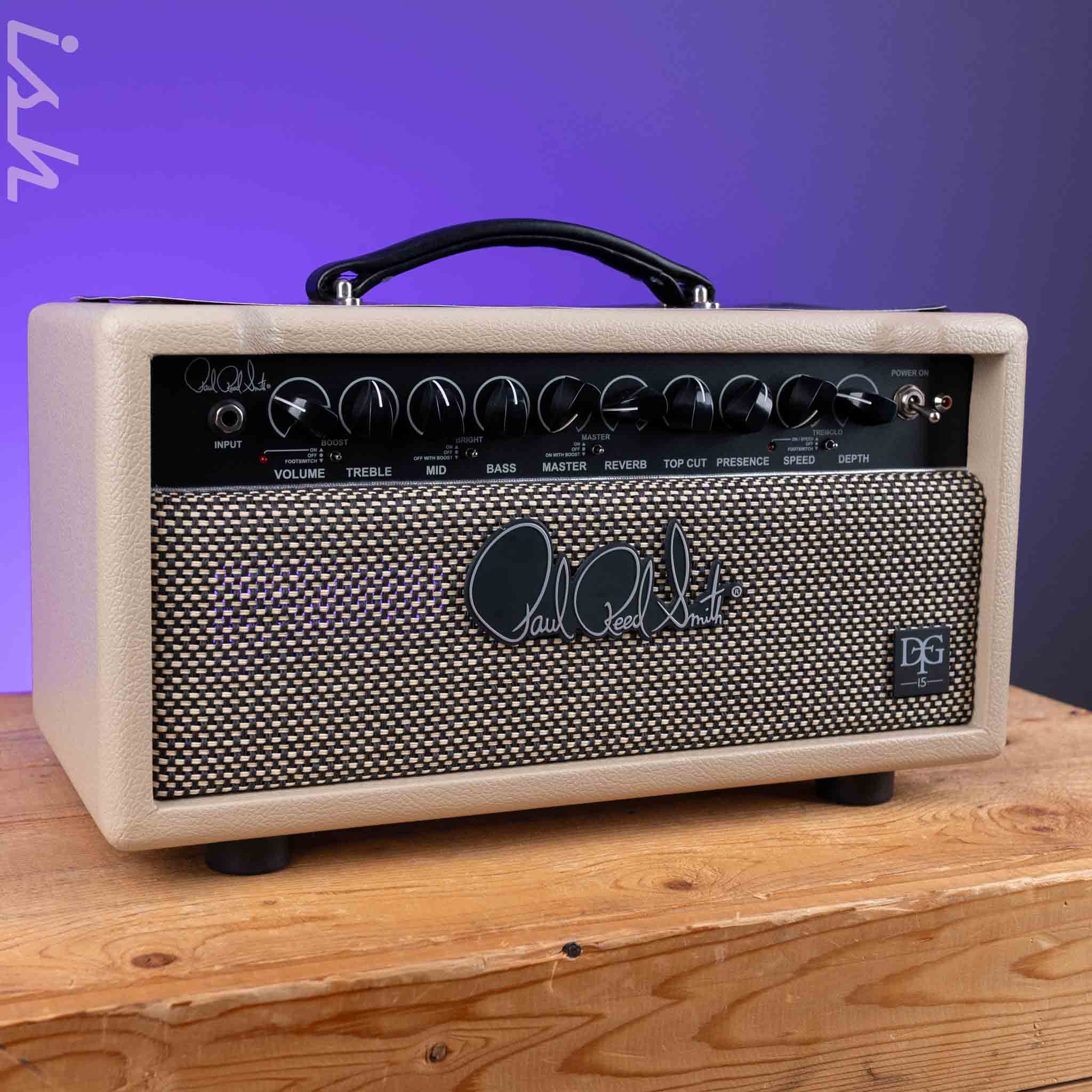 2024 PRS DGT 15 David Grissom 15-watt Tube Head Blonde Tolex - Image 2