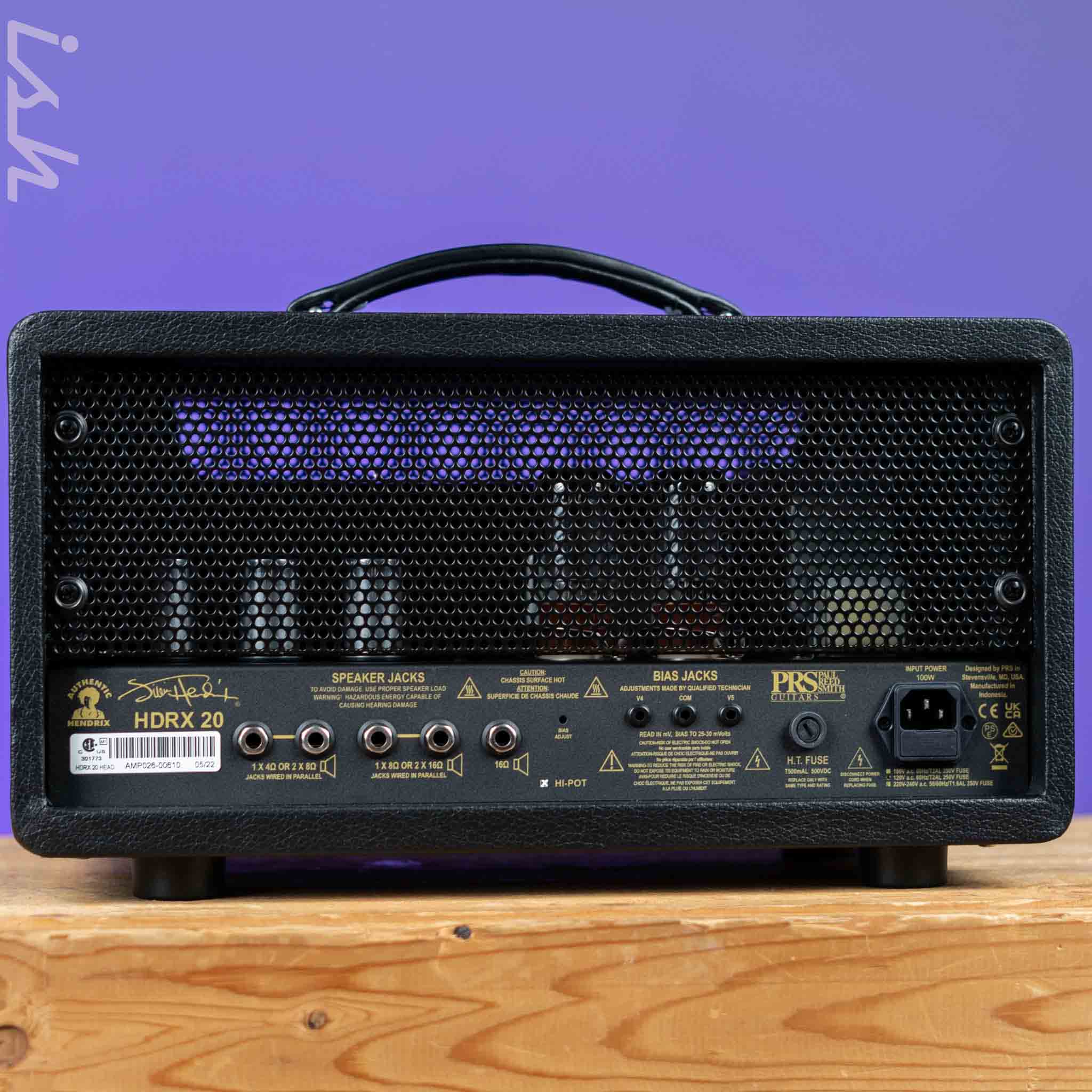 2024 PRS HDRX 20 20W Tube Head Amp Stealth Black - Image 2