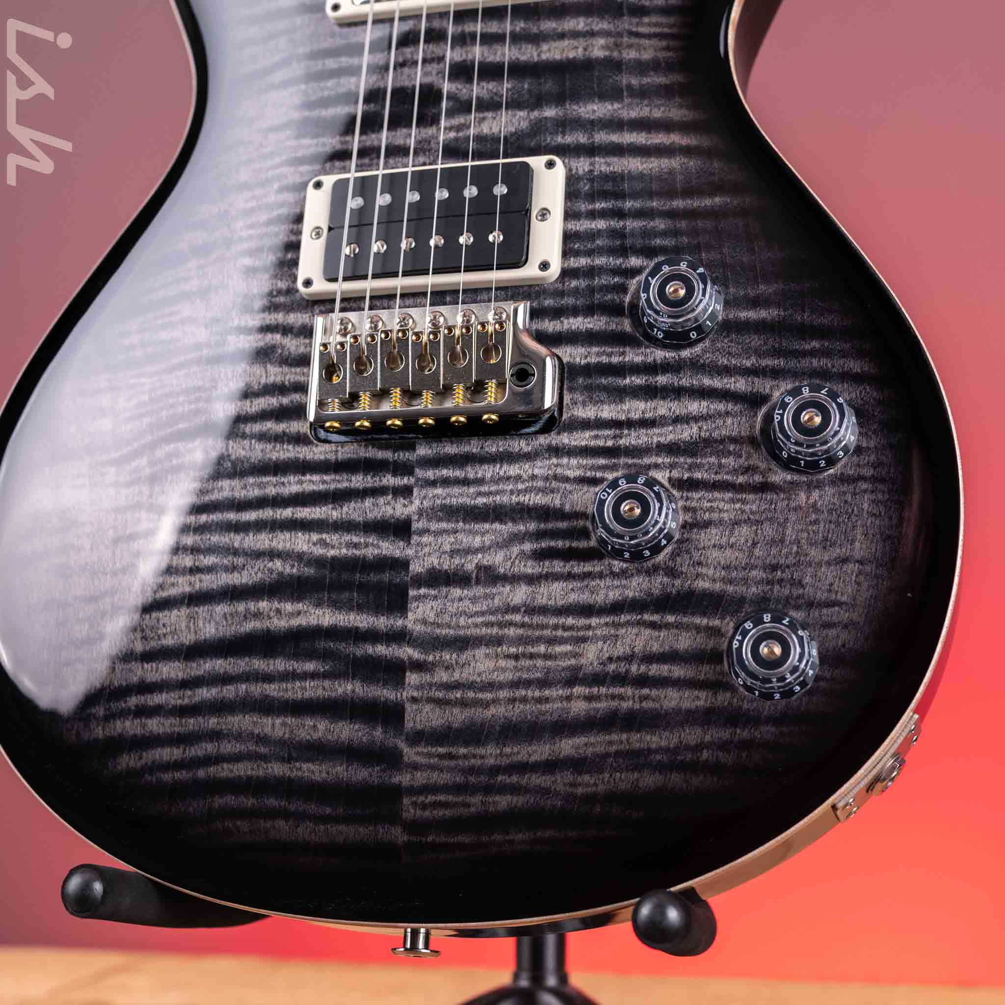 2024 PRS Mark Tremonti Signature Electric Guitar Charcoal Contour Burst Tremolo - Image 4