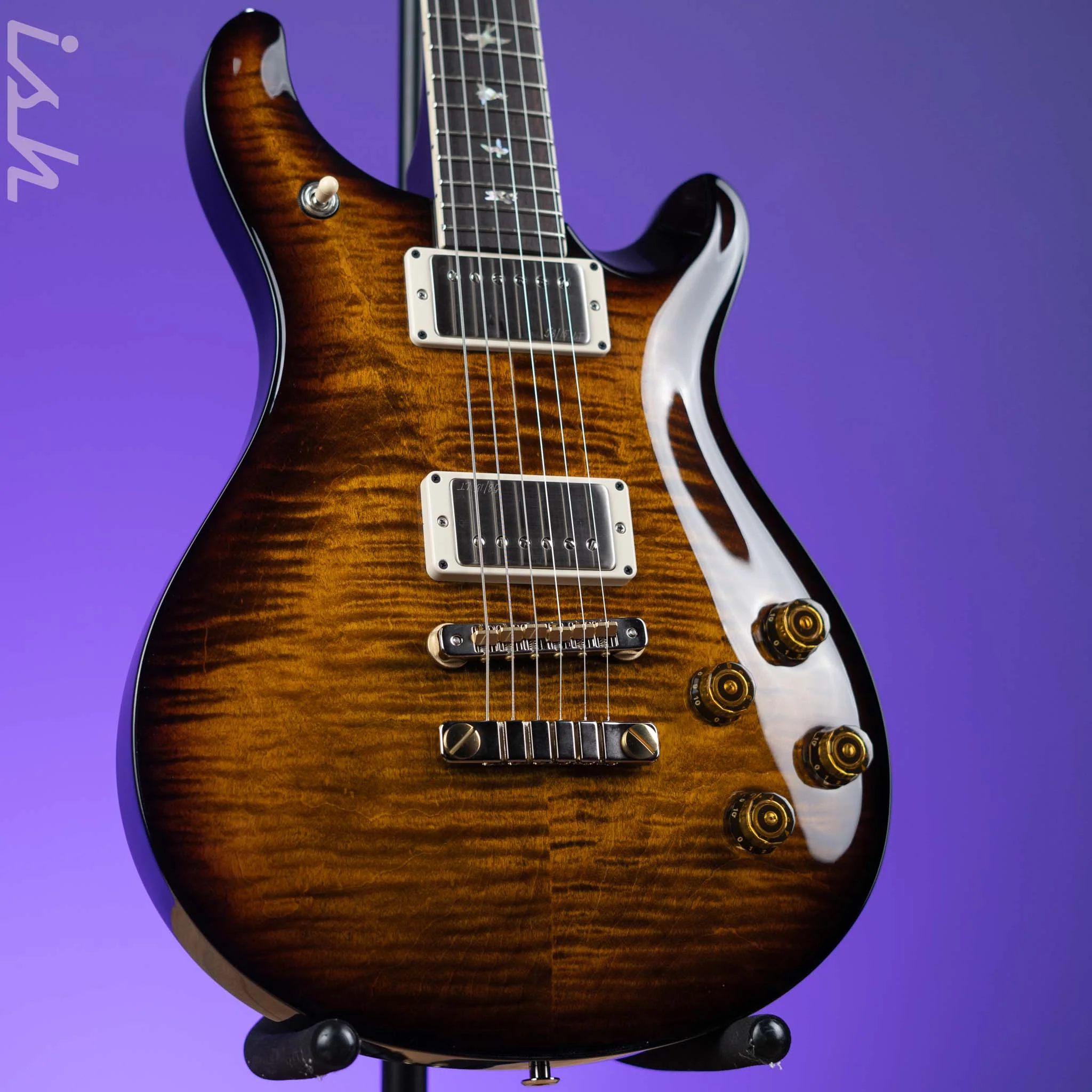 2024 PRS McCarty 594 Electric Guitar Black Gold Wraparound Burst