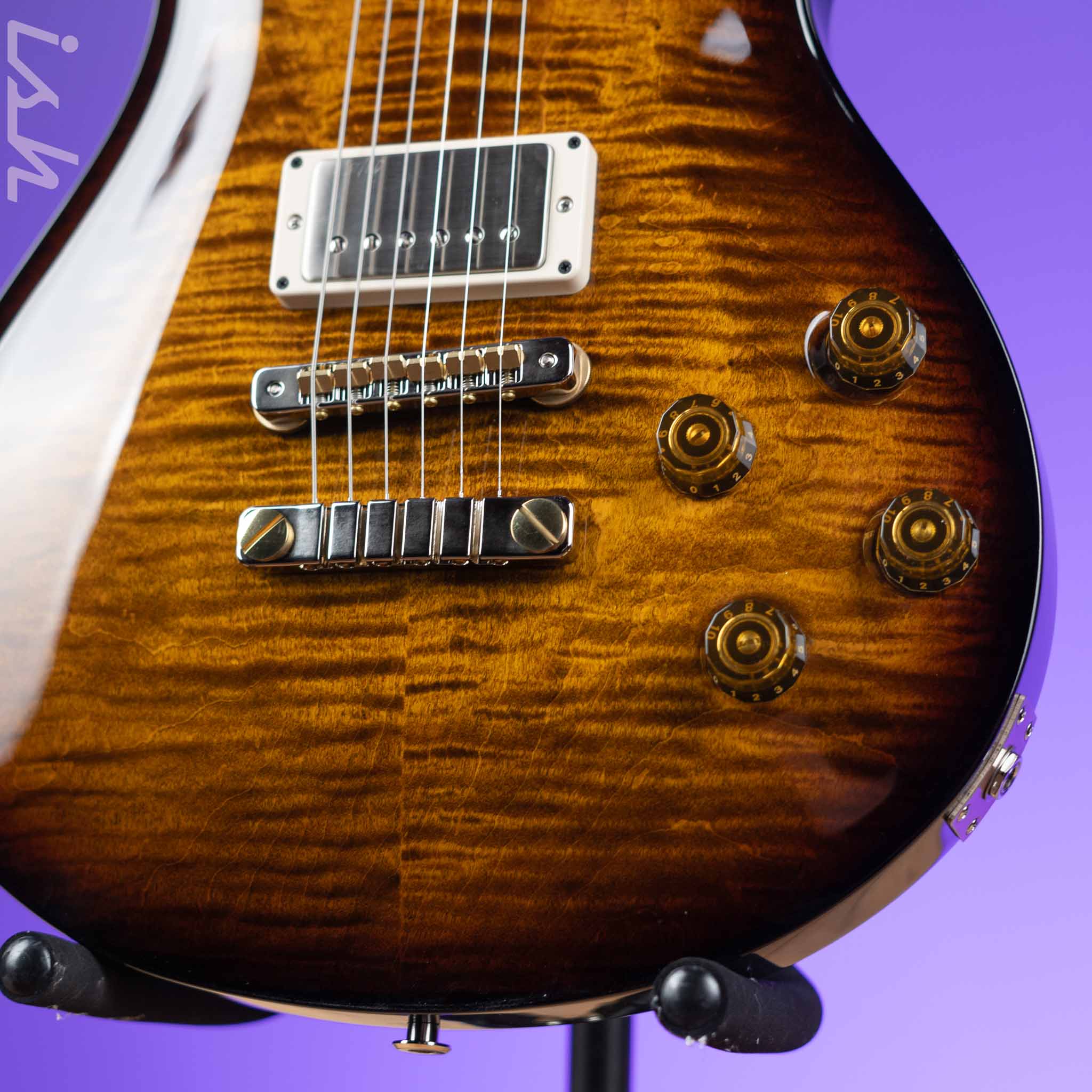 2024 PRS McCarty 594 Electric Guitar Black Gold Wraparound Burst - Image 4