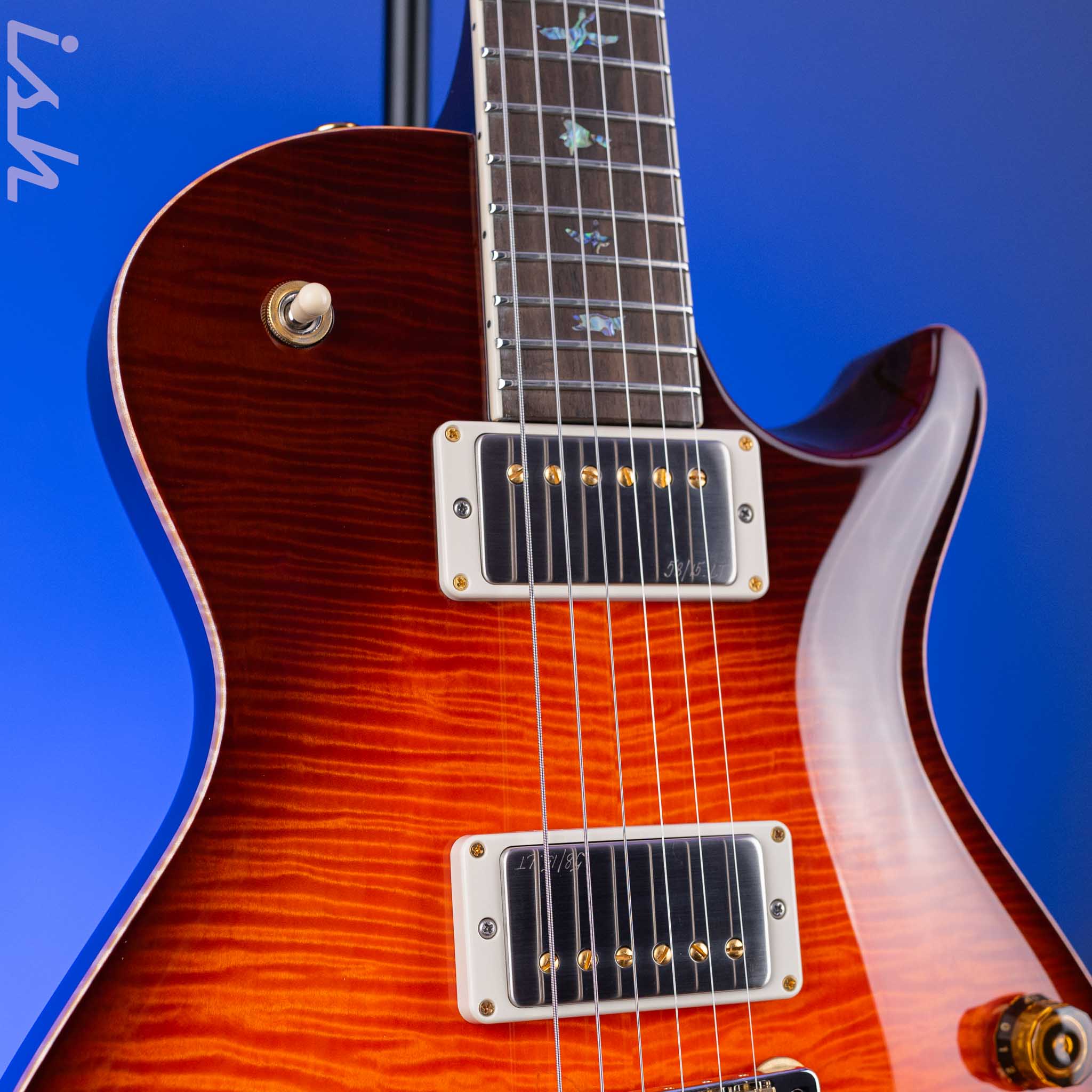 2024 PRS McCarty 594 Singlecut 10-Top Electric Guitar Custom Color Tobacco Sunburst - Ziricote Fretboard - Image 3