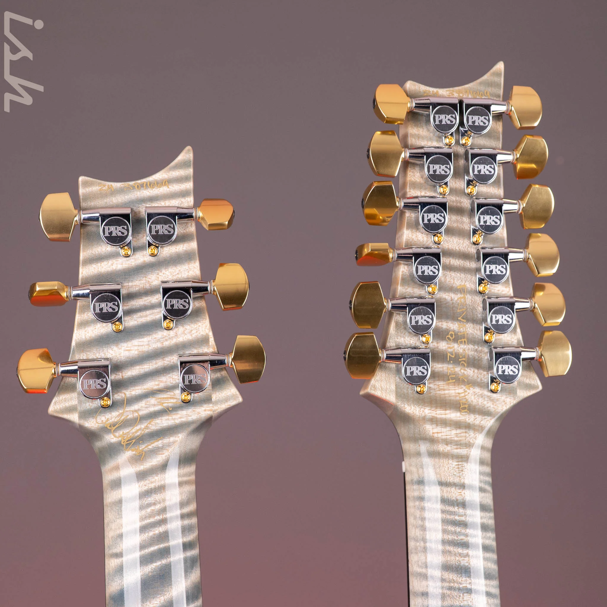 2024 PRS Private Stock Custom 22 / 12-String Double Neck Indigo Glow - Image 15