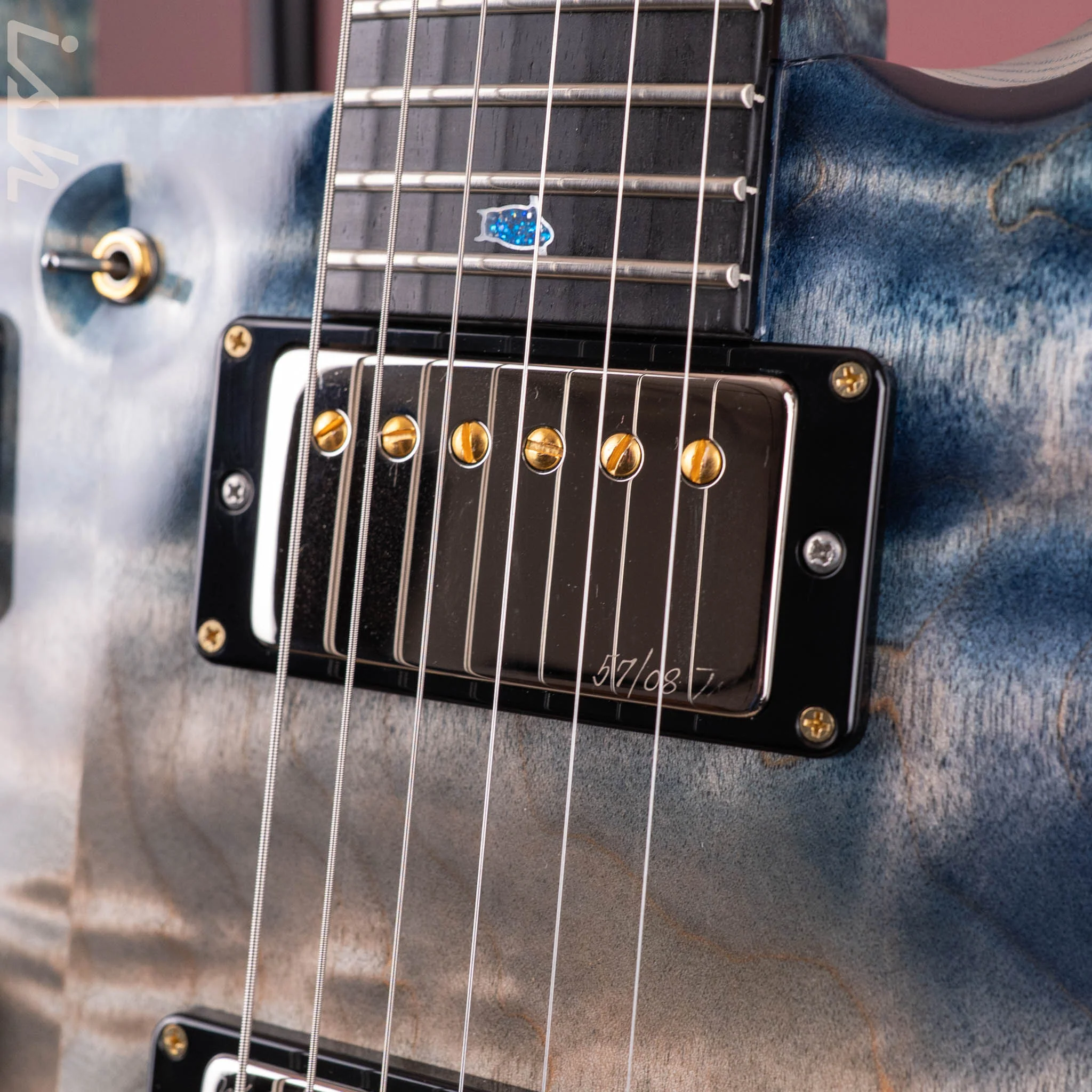 2024 PRS Private Stock Custom 22 / 12-String Double Neck Indigo Glow - Image 17