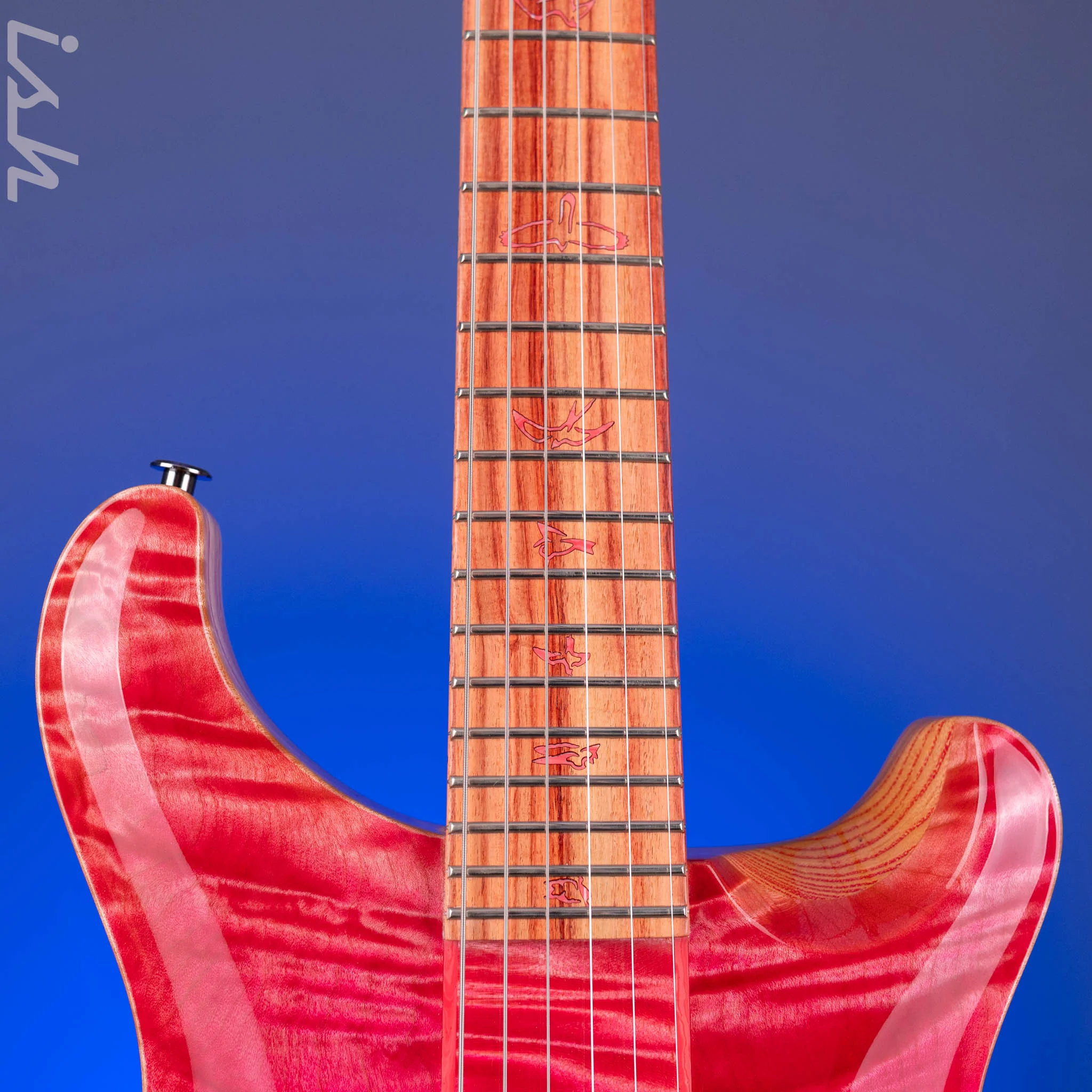2024 PRS Private Stock Special Semi-Hollow Piezo Blood Red Fade Tulip Wood - Image 7