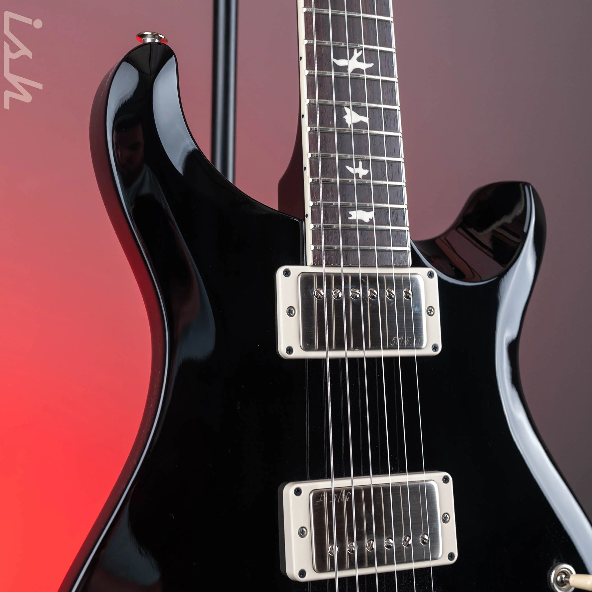 2024 PRS S2 McCarty 594 Thinline Electric Guitar Black - Image 3