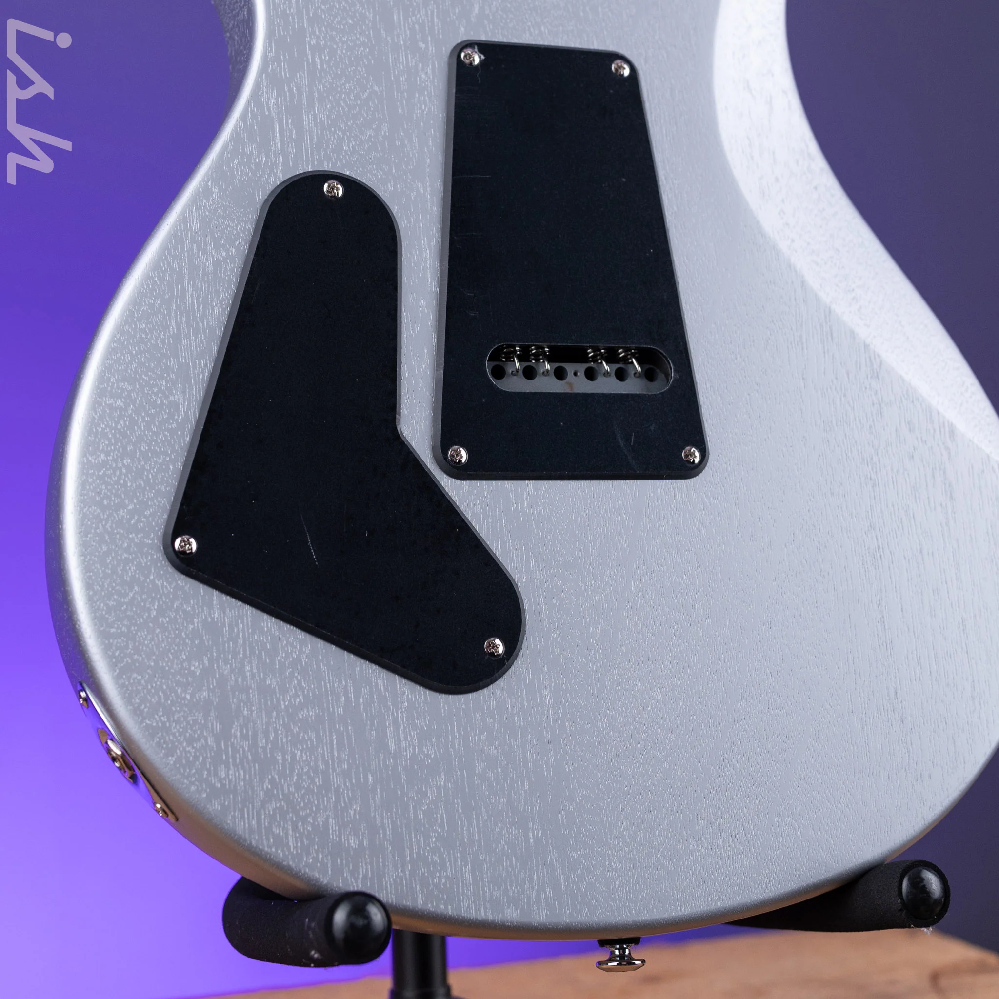 2024 PRS SE CE 24 Standard Satin Electric Guitar Metallic Silver Satin - Image 9