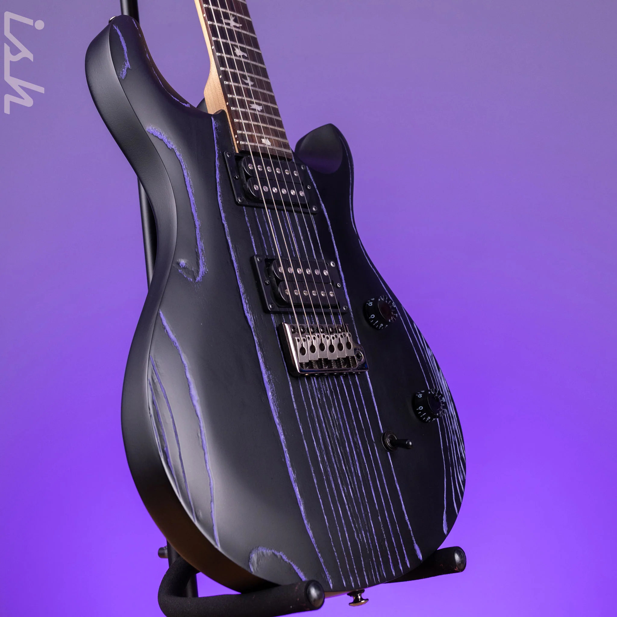 2024 PRS SE CE24 Swamp Ash Limited Edition Sandblasted Purple - Image 3