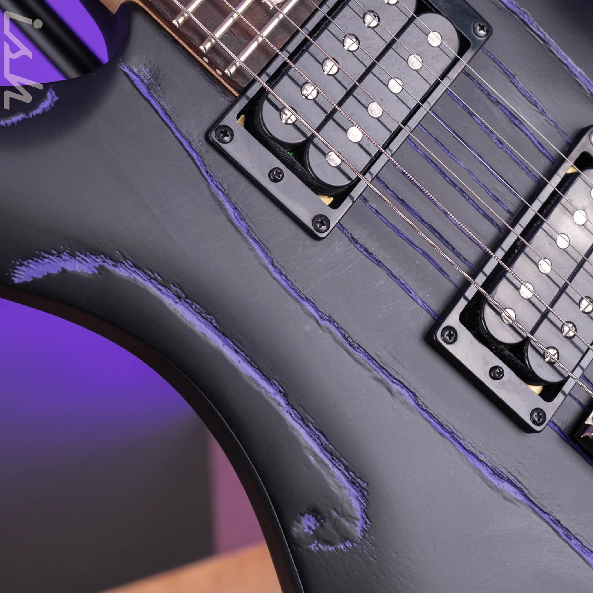 2024 PRS SE CE24 Swamp Ash Limited Edition Sandblasted Purple - Image 8