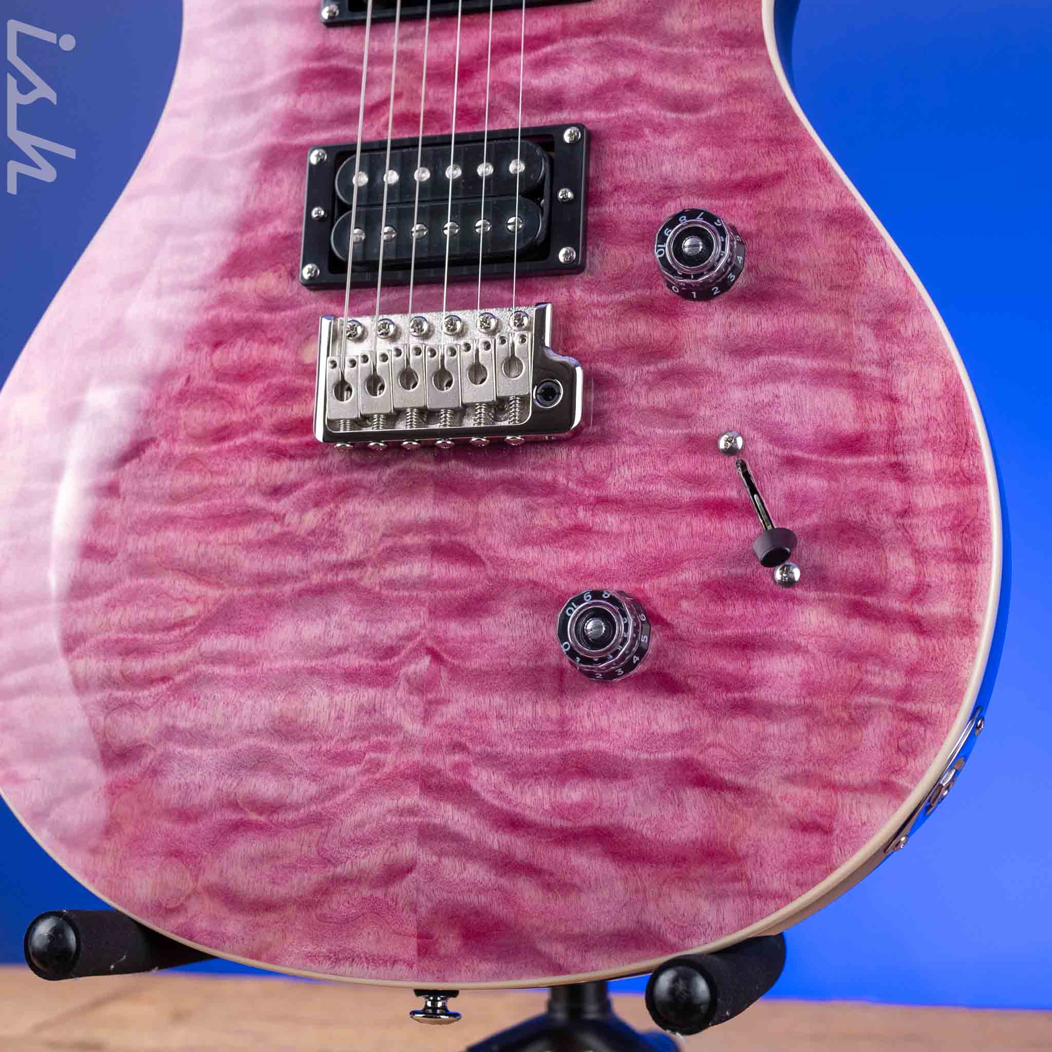 PRS SE Custom 24 Quilt Electric Guitar Violet - Image 4
