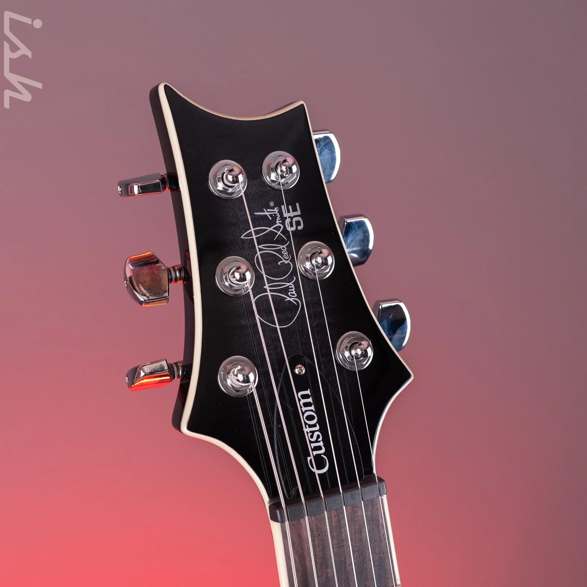 2024 PRS SE Custom 24 Semi-Hollow Piezo Charcoal Burst - Image 5