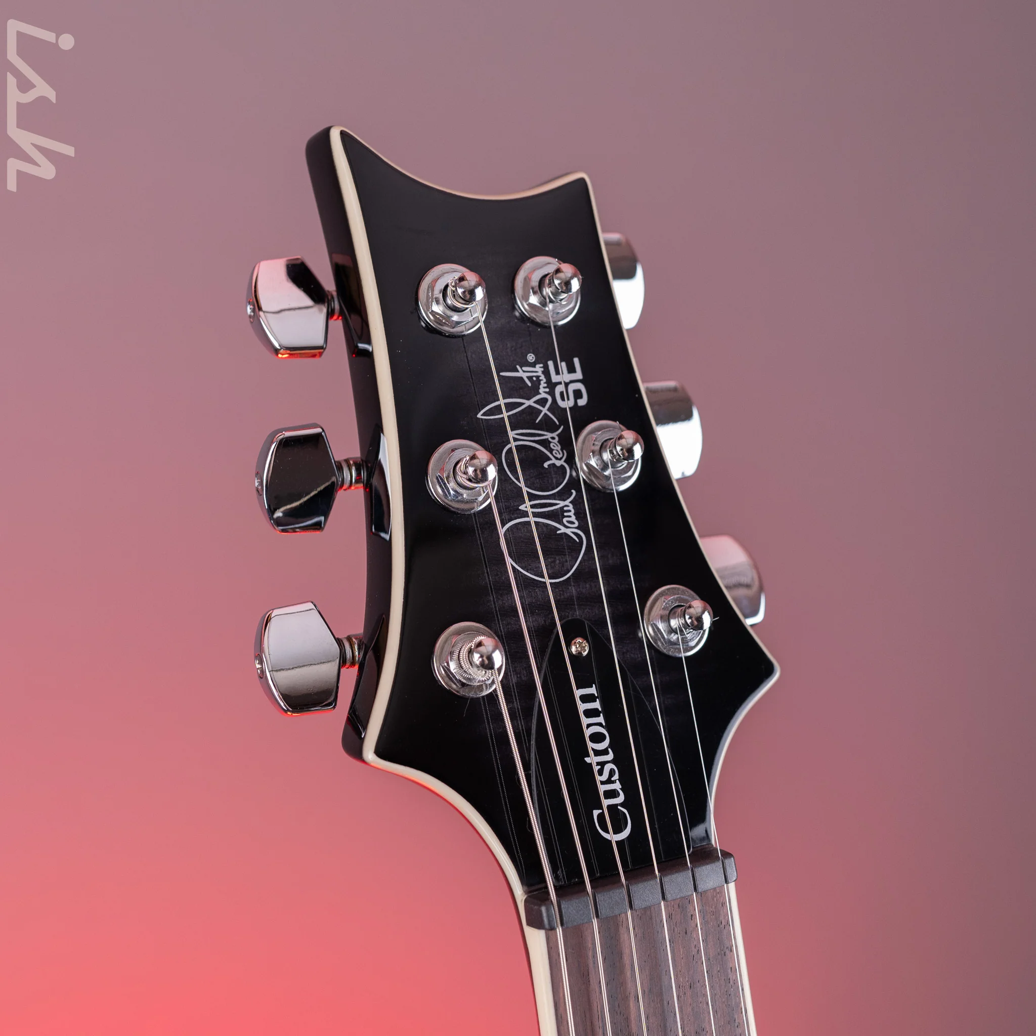 2024 PRS SE Custom 24 Semi-Hollow Piezo Charcoal Burst - Image 5